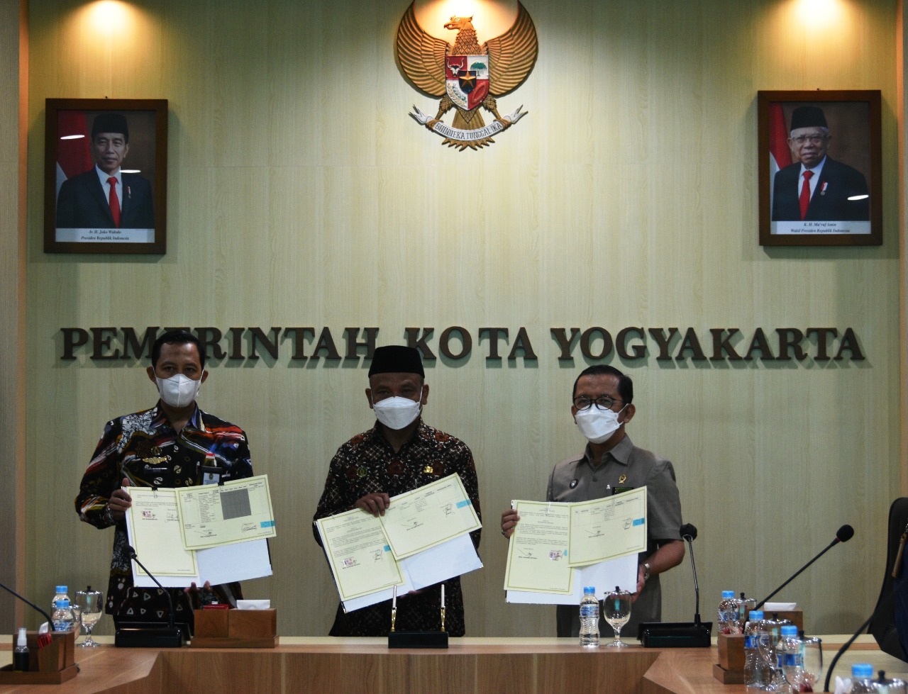 Penandatanganan Nota Kesepakatan dan Rencana Kerja antara Pengadilan Negeri Yogyakarta dengan Pemerintah Kota Yogyakarta