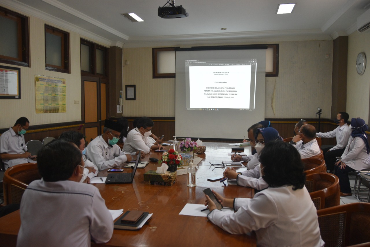 Rapat Persiapan Seminar Bersama Balai Harta Peninggalan Semarang