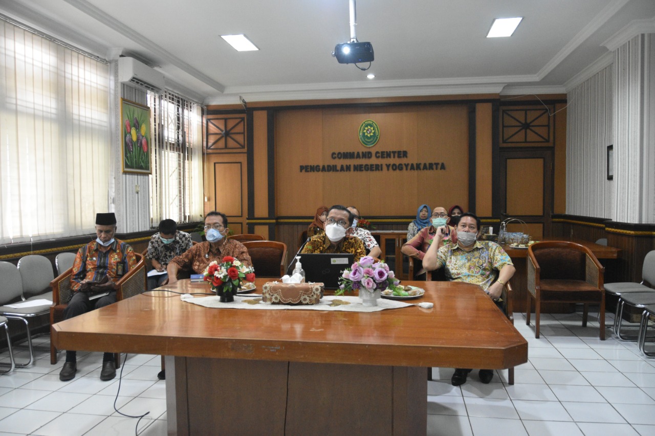 Pengadilan Negeri Yogyakarta Mengikuti Bimtek Administrasi Perkara Eksekusi pada SIPP