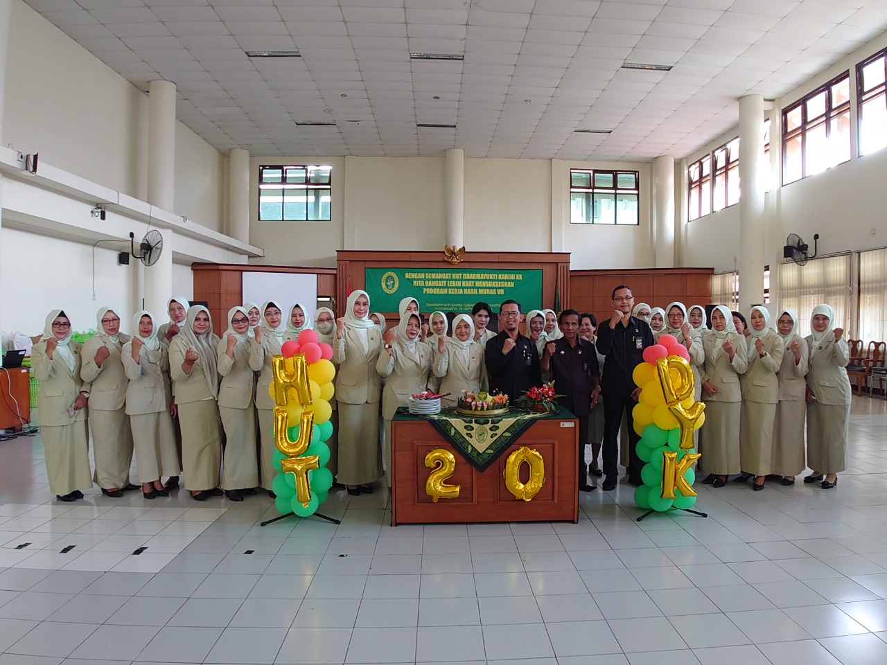Pengurus Cabang Dharmayukti Karini Kota Yogyakarta Melakukan Peringatan HUT Dharmayukti Karini XX Tahun 2022 