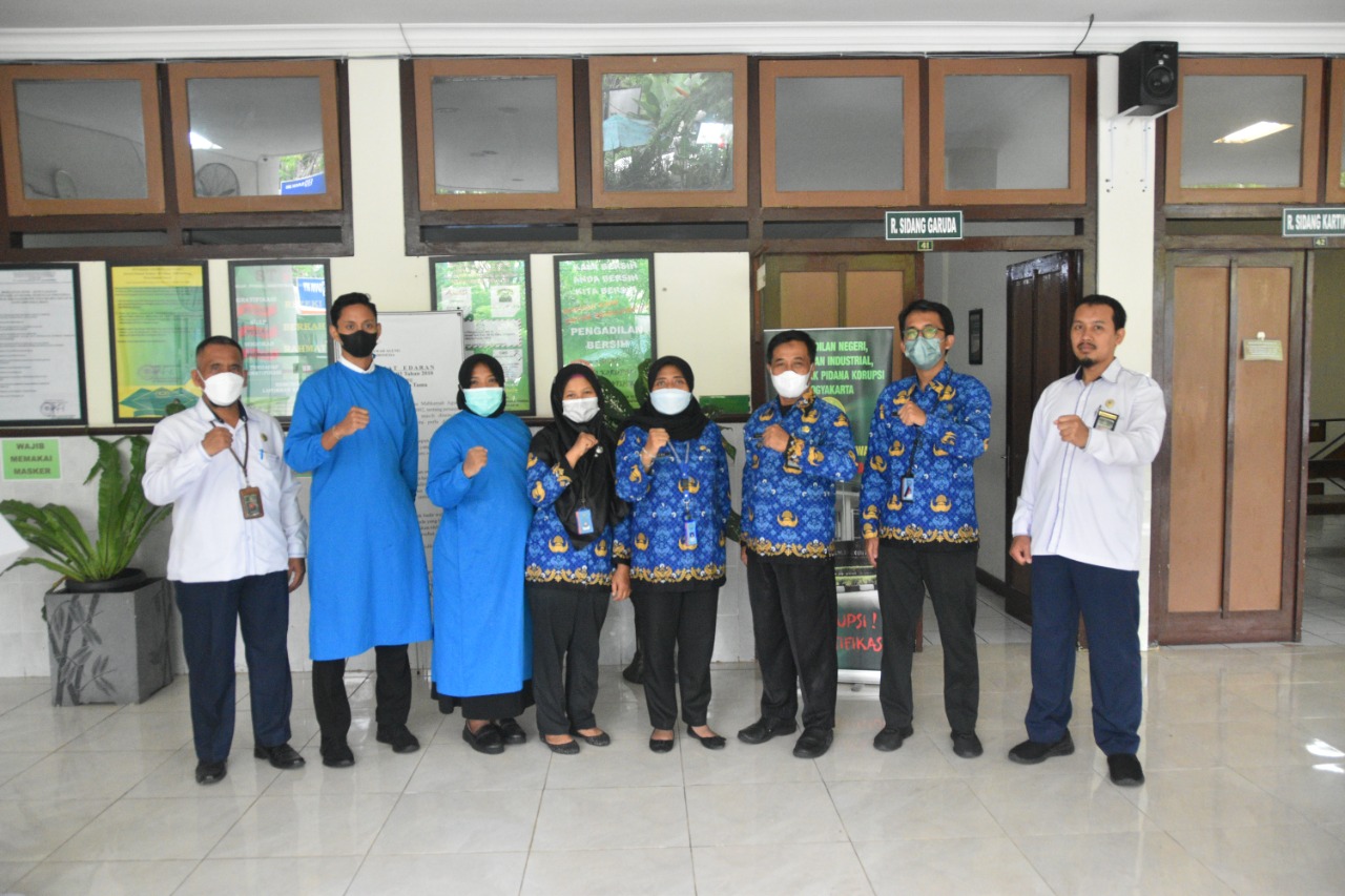 Pengadilan Negeri Yogyakarta Mengadakan Tes Urine Bersama Badan Narkotika Nasional Kota Yogyakarta
