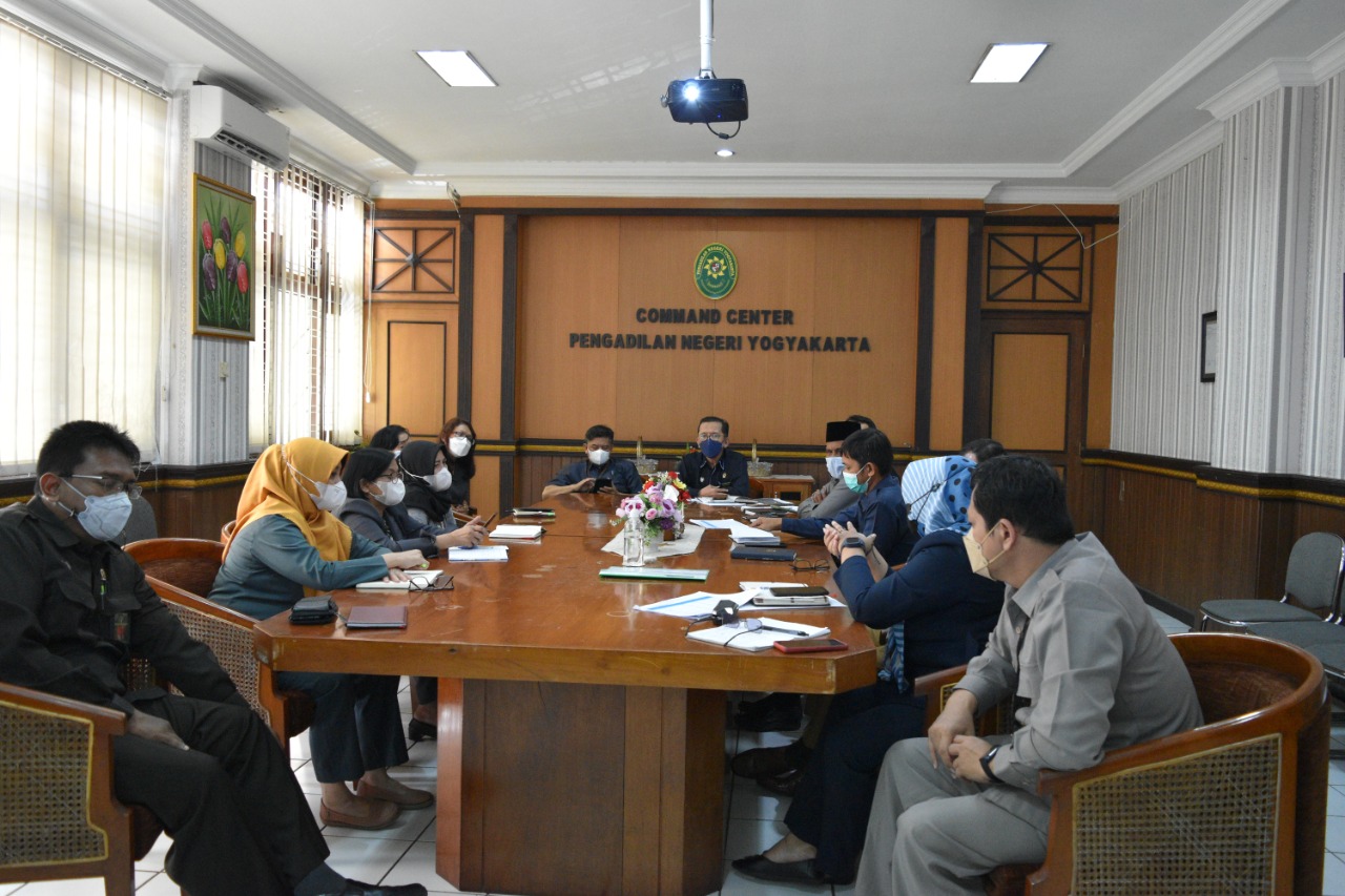 Rapat Koordinasi Internal Bulan Oktober 2022 Pengadilan Negeri Yogyakarta