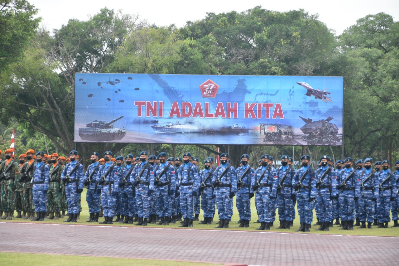 Ketua Pengadilan Negeri Yogyakarta Mengikuti Upacara Peringatan HUT TNI ke-77