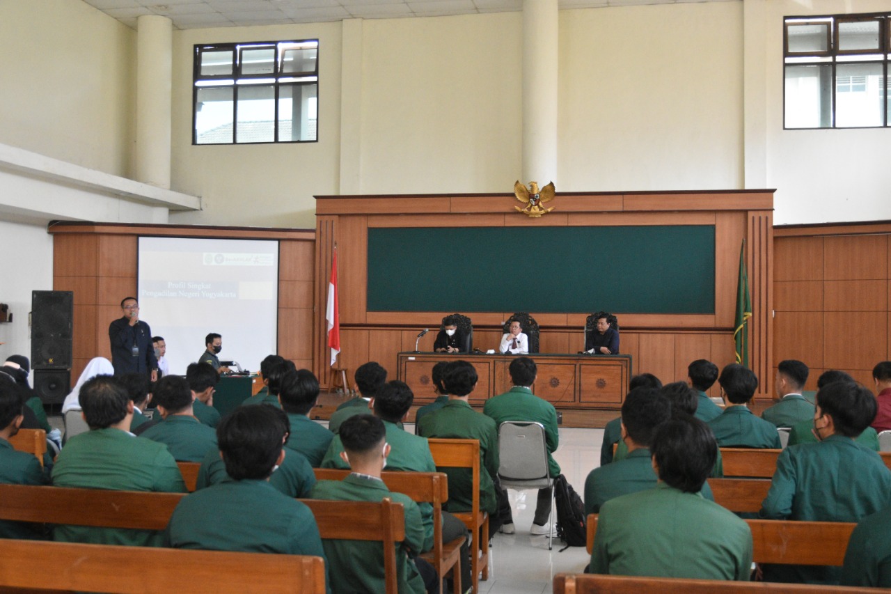Penerimaan dan Pembukaan Kegiatan Praktik Peradilan Mahasiswa UIN Sunan Kalijaga di Pengadilan Negeri Yogyakarta
