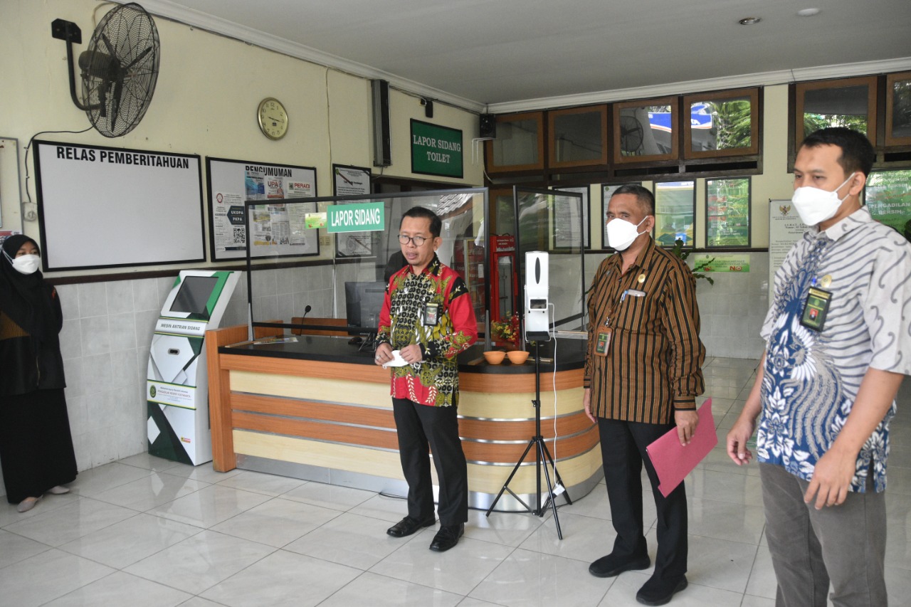 Pembinaan Kepada Tim Petugas Penjaga Sidang Pengadilan Negeri Yogyakarta