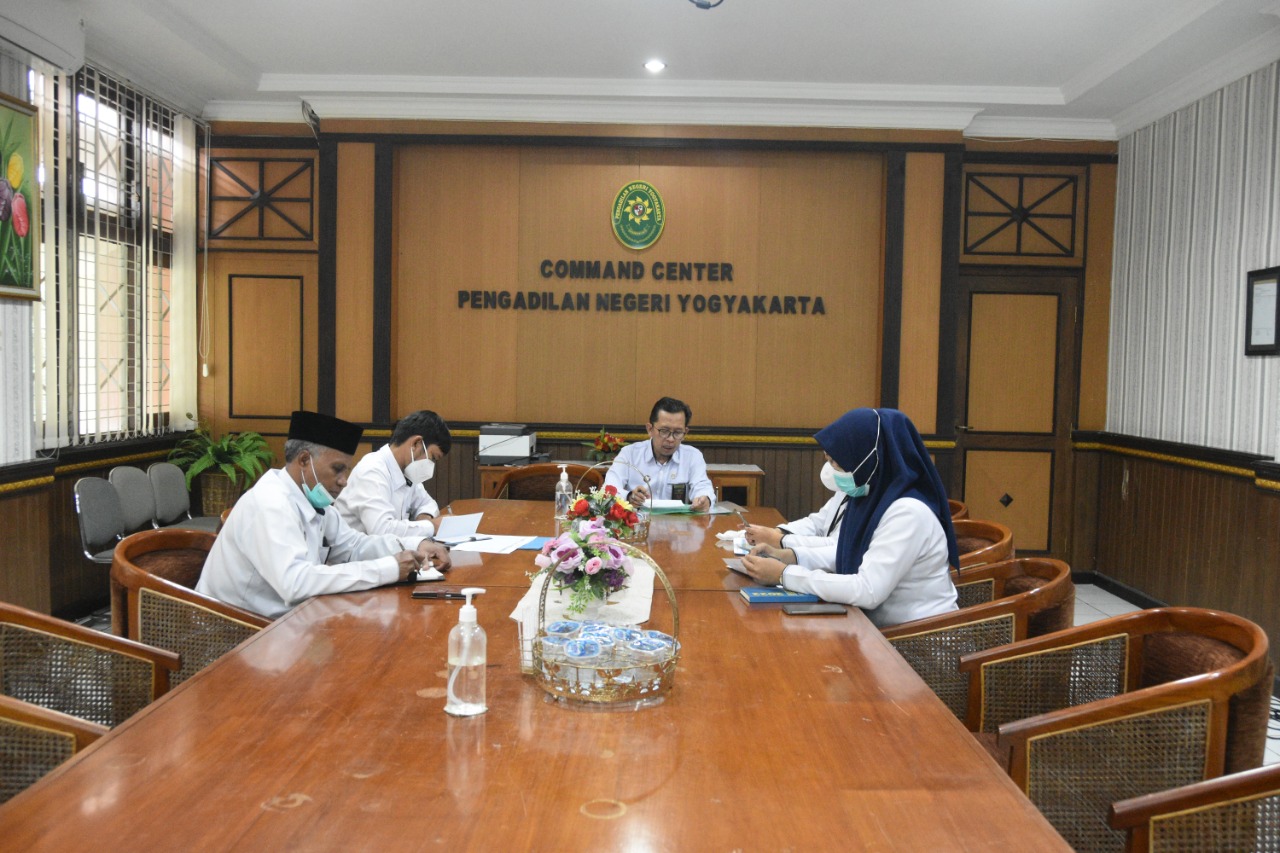 Rapat Monev Kedisiplinan Triwulan III Pengadilan Negeri Yogyakarta