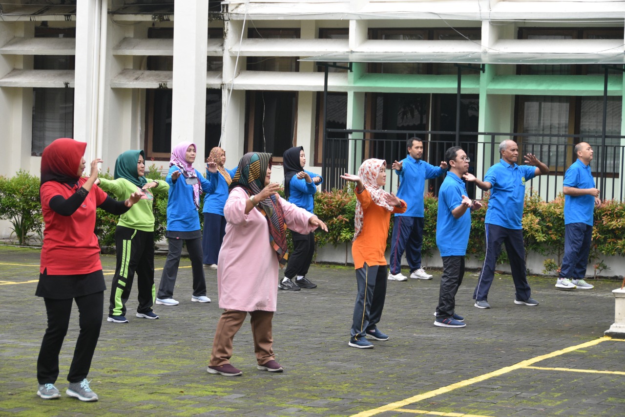 Olahraga Senam Pagi Pengadilan Negeri Yogyakarta