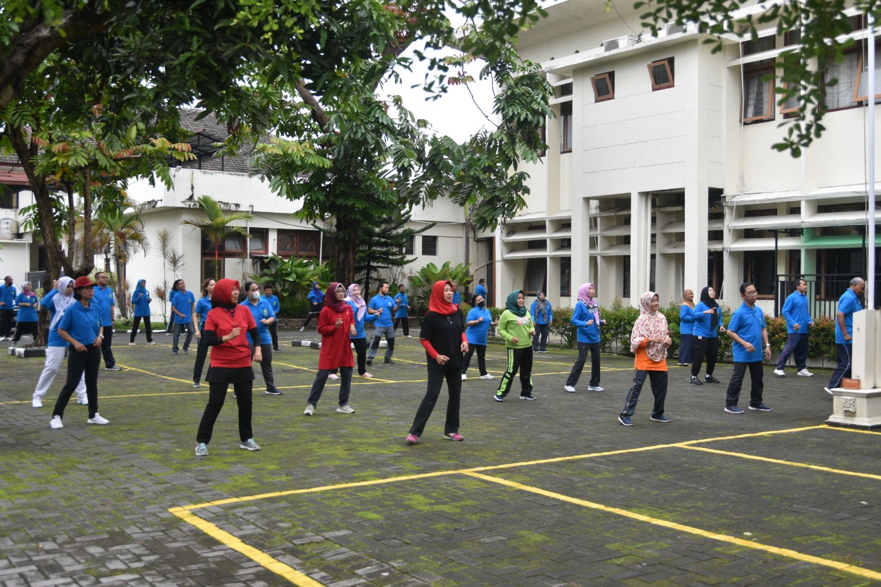 Olahraga Senam Pagi Pengadilan Negeri Yogyakarta