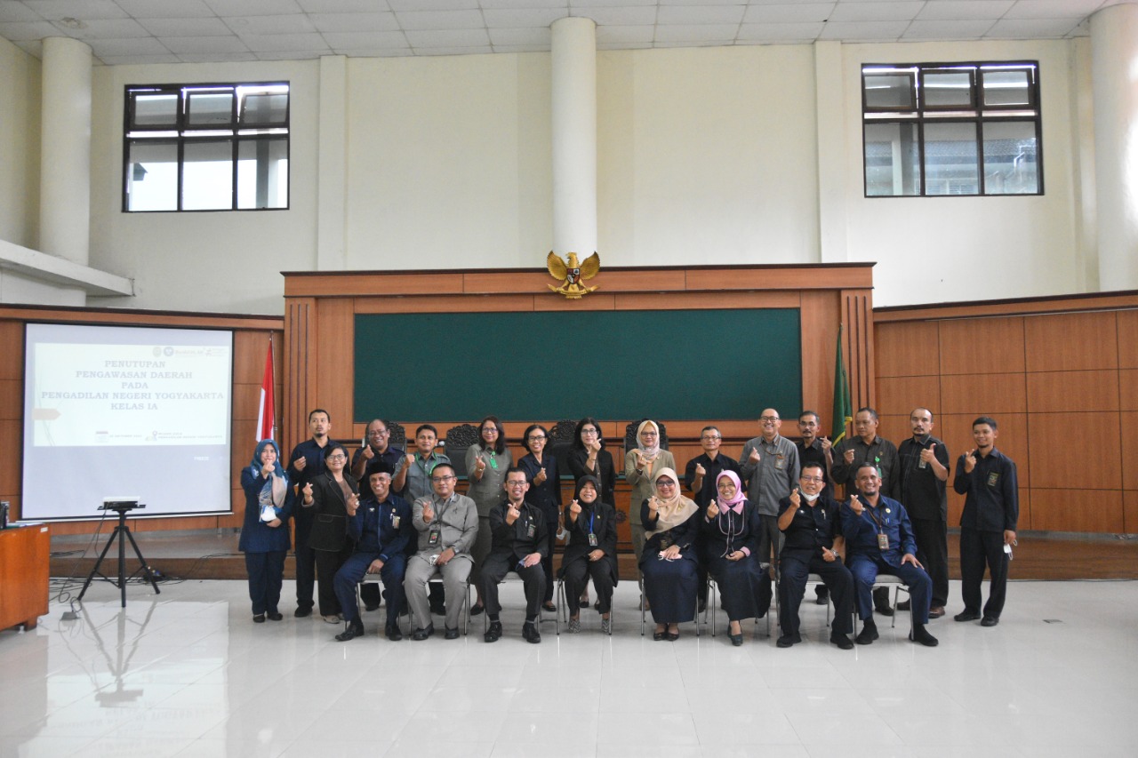 Pengawasan Daerah oleh Pengadilan Tinggi Yogyakarta pada Pengadilan Negeri Yogyakarta