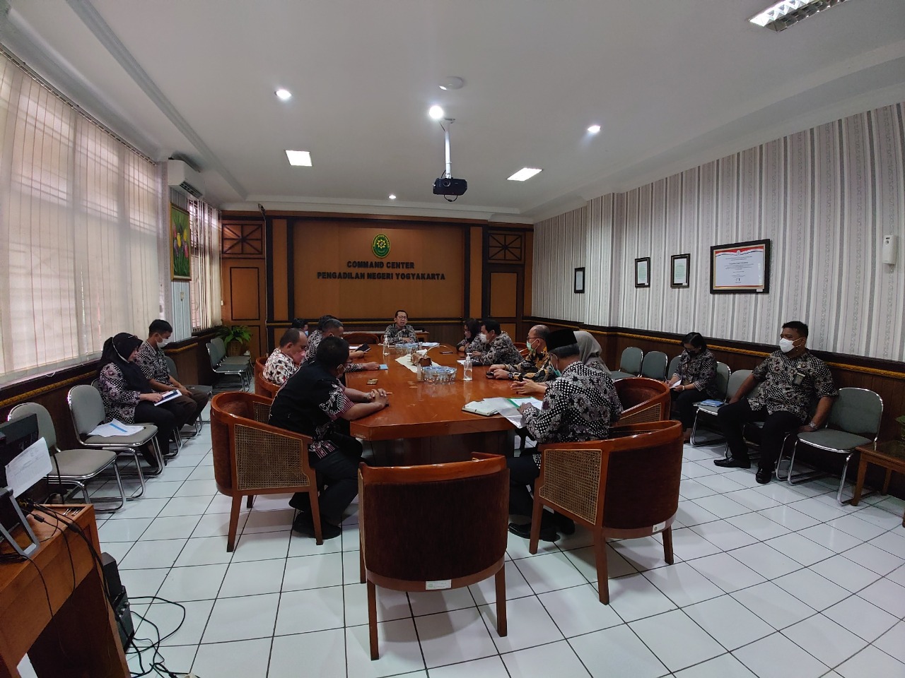 Rapat Koordinasi dan Sosialisasi beberapa Kegiatan di Pengadilan Negeri Yogyakarta