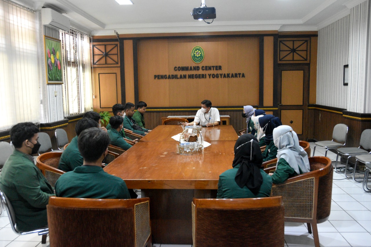 Kegiatan Bimbingan Mahasiswa Magang Pengadilan Negeri Yogyakarta