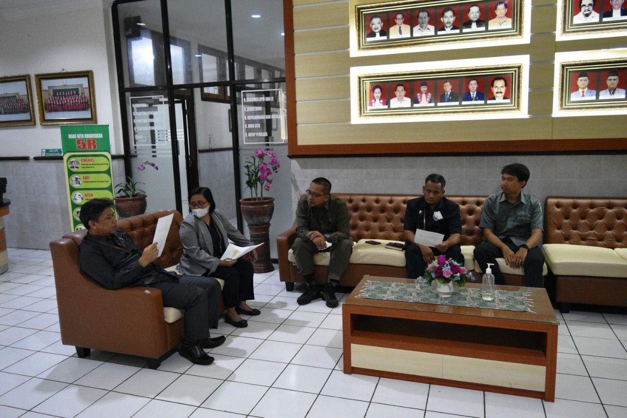 Rapat Koordinasi Monitoring Evaluasi e-Berpadu Pengadilan Negeri Yogyakarta