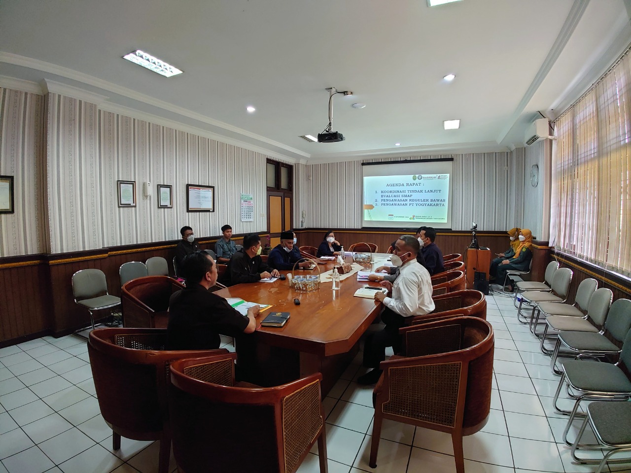 Rapat Koordinasi Tindak Lanjut SMAP, Pengawasan Bawas Mahkamah Agung RI dan Pengawasan Daerah PT Yogyakarta