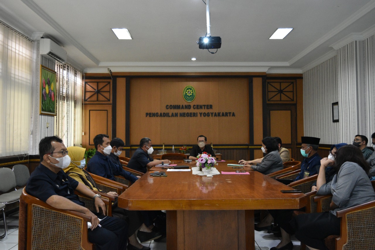 Rapat Pembinaan dan Monev Kinerja Pengadilan Negeri Yogyakarta Oktober 2022