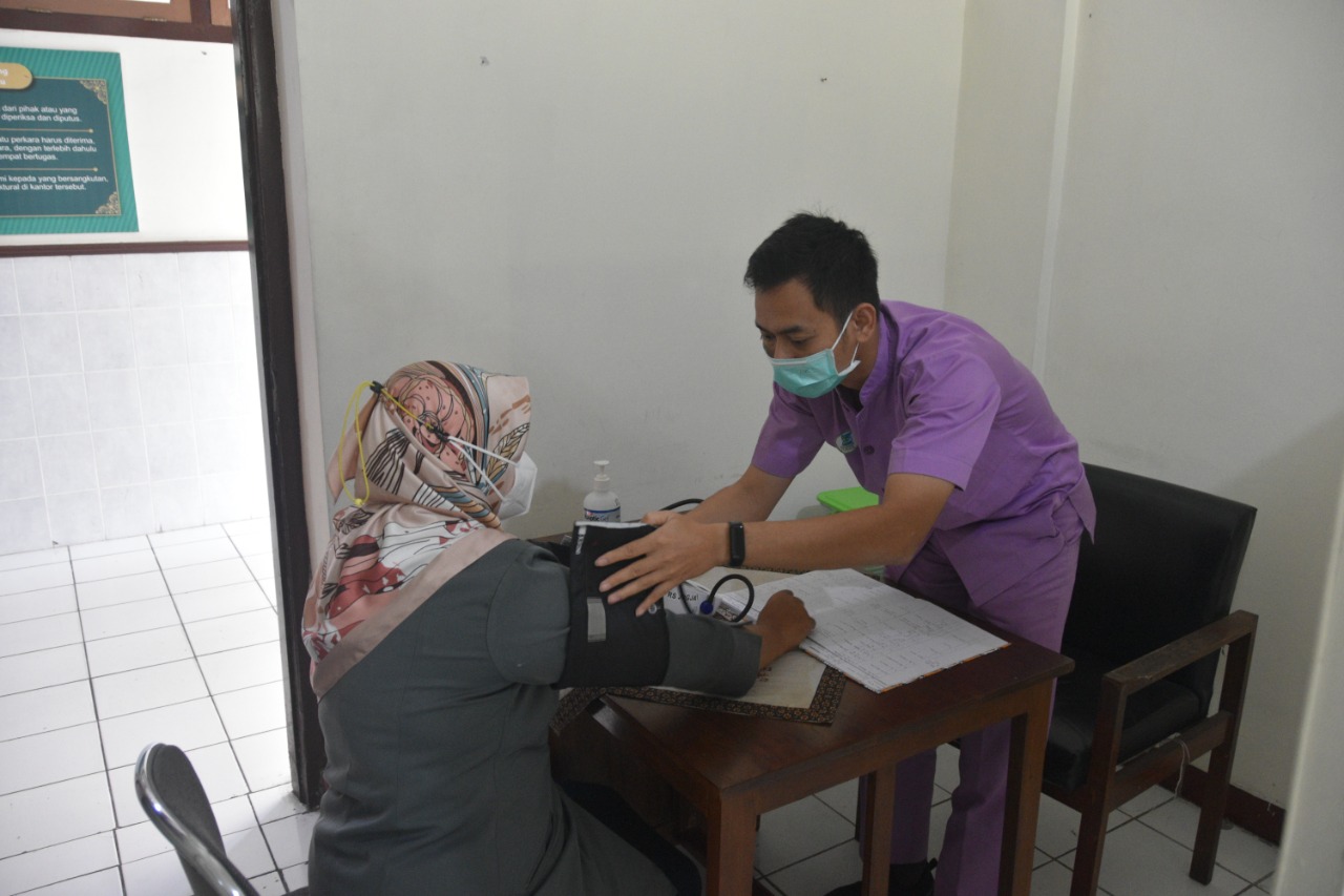 Kegiatan Fasilitas Klinik Kesehatan Pengadilan Negeri Yogyakarta