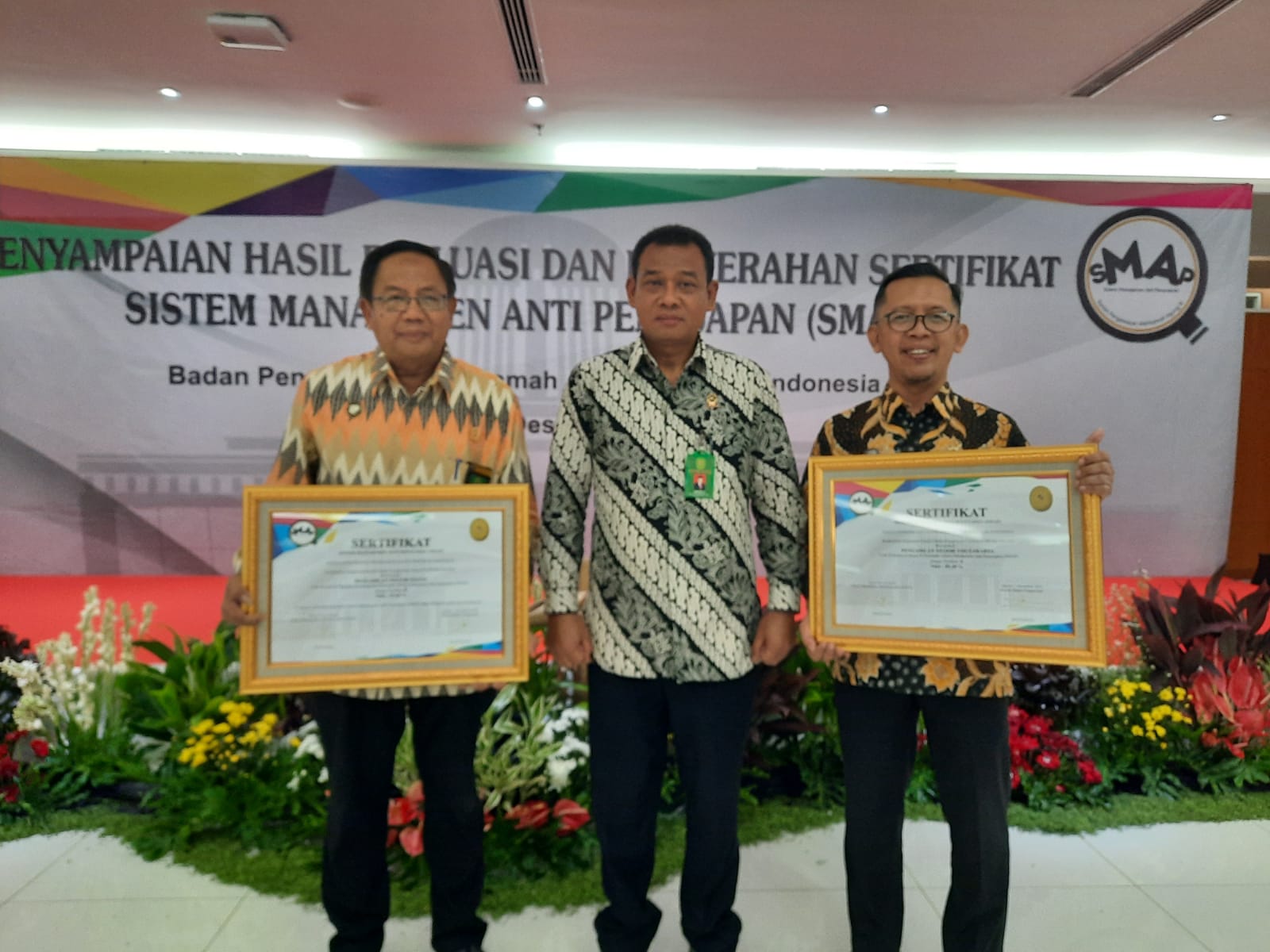 Ketua Pengadilan Negeri Yogyakarta Menghadiri Kegiatan Pengumuman Hasil Evaluasi dan Pembangunan SMAP 