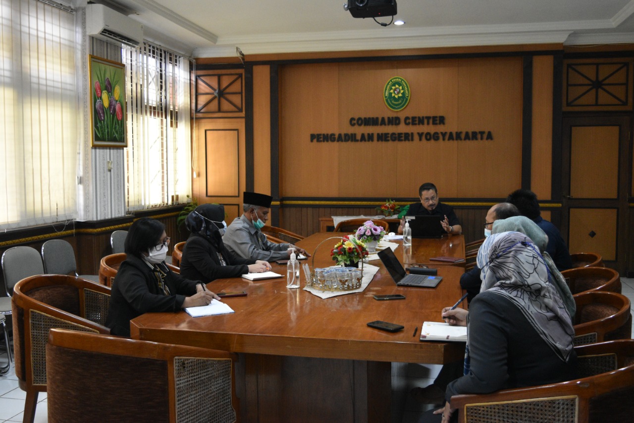 Rapat Monev SIPP Pengadilan Negeri Yogyakarta