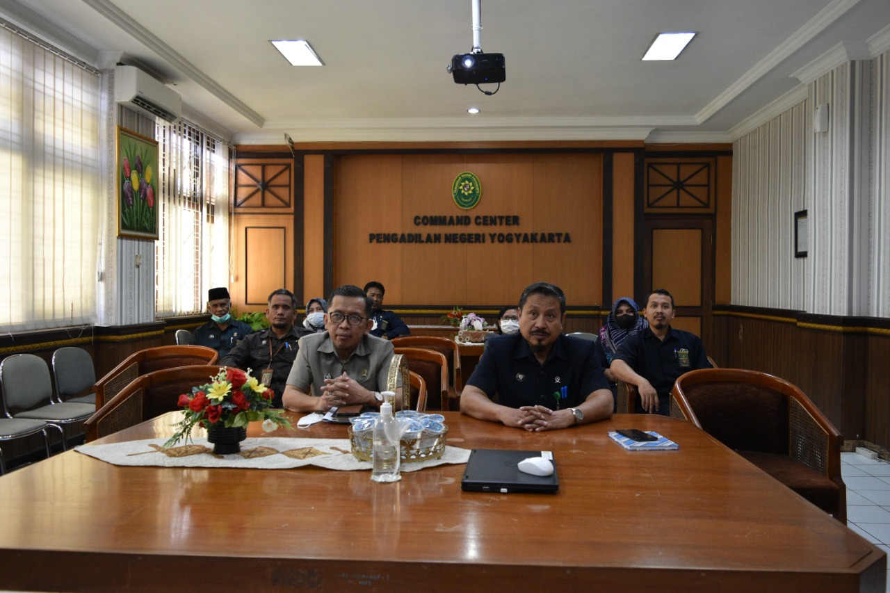 Pengadilan Negeri Yogyakarta Mengikuti Kegiatan Refleksi Kinerja Mahkamah Agung RI Tahun 2022