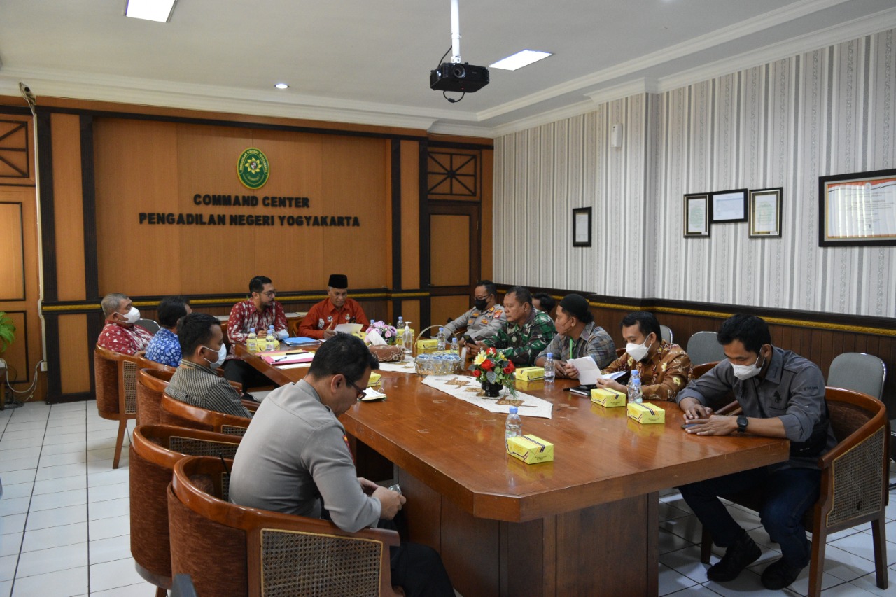 Pengadilan Negeri Yogyakarta Mengadakan Rapat Koordinasi Terkait Pelaksanaan Eksekusi Perdata