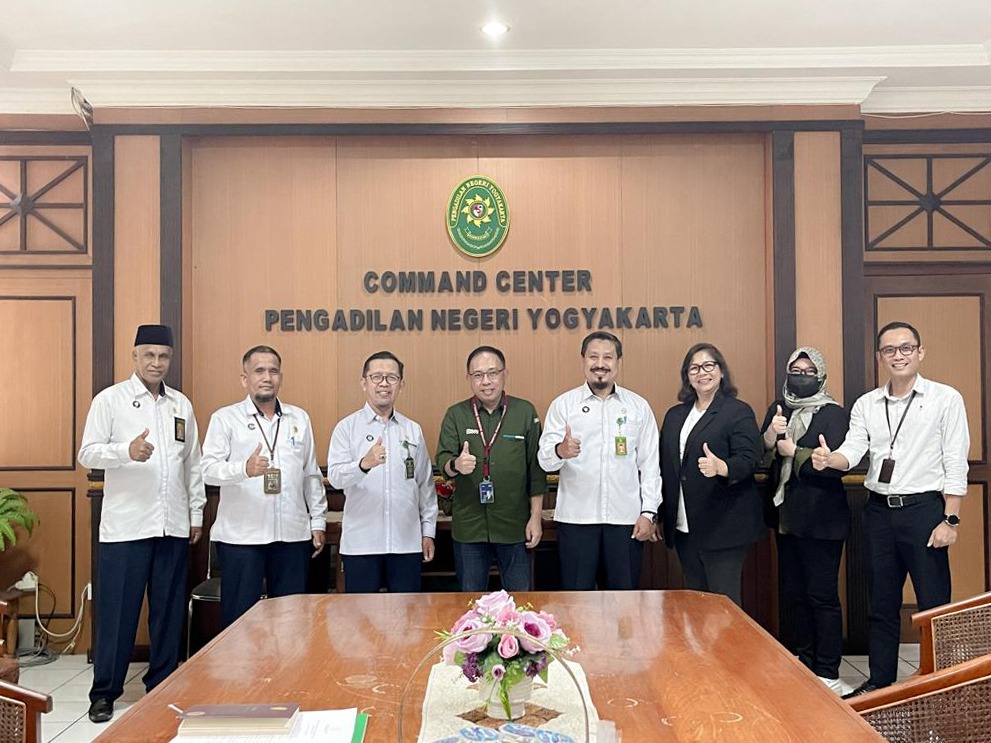 Pengadilan Negeri Yogyakarta Mendapatkan Kunjungan Kerja dari Bank BRI Kantor Cabang Katamso Yogyakarta