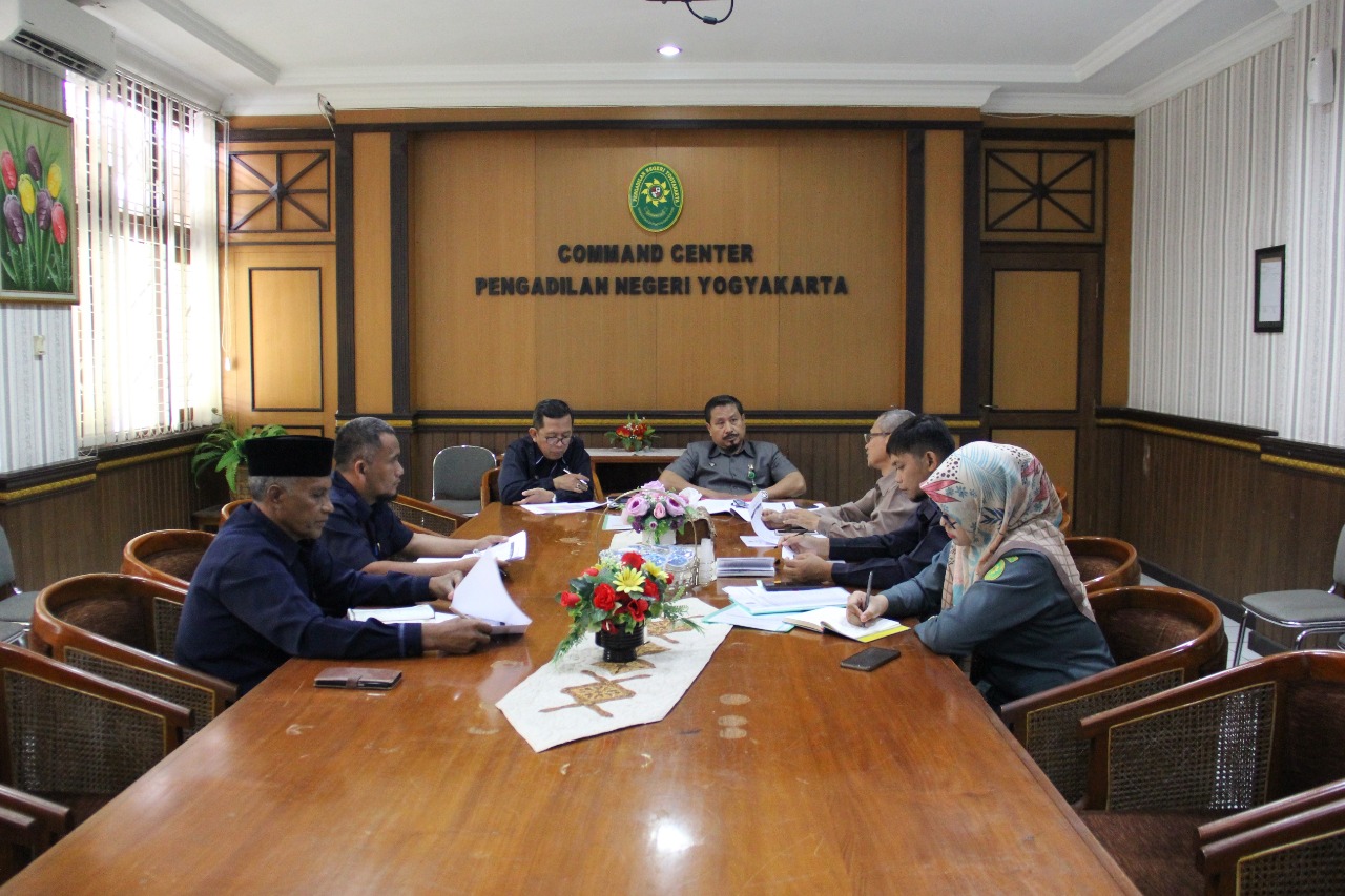 Rapat Monev Kedisiplinan Hakim dan Pegawai Pengadilan Negeri Yogyakarta