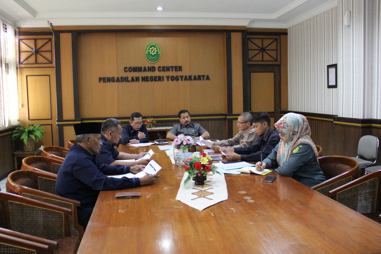 Rapat Monev Kedisiplinan Hakim dan Pegawai Pengadilan Negeri Yogyakarta