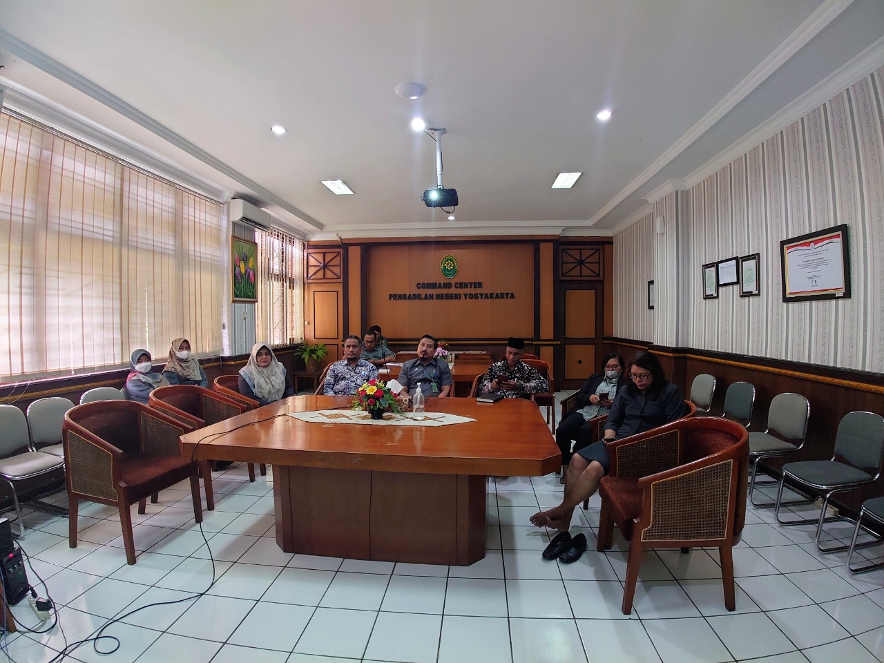 Pengadilan Negeri Yogyakarta Mengikuti Pembekalan Pendampingan Pembangunan Zona Integritas