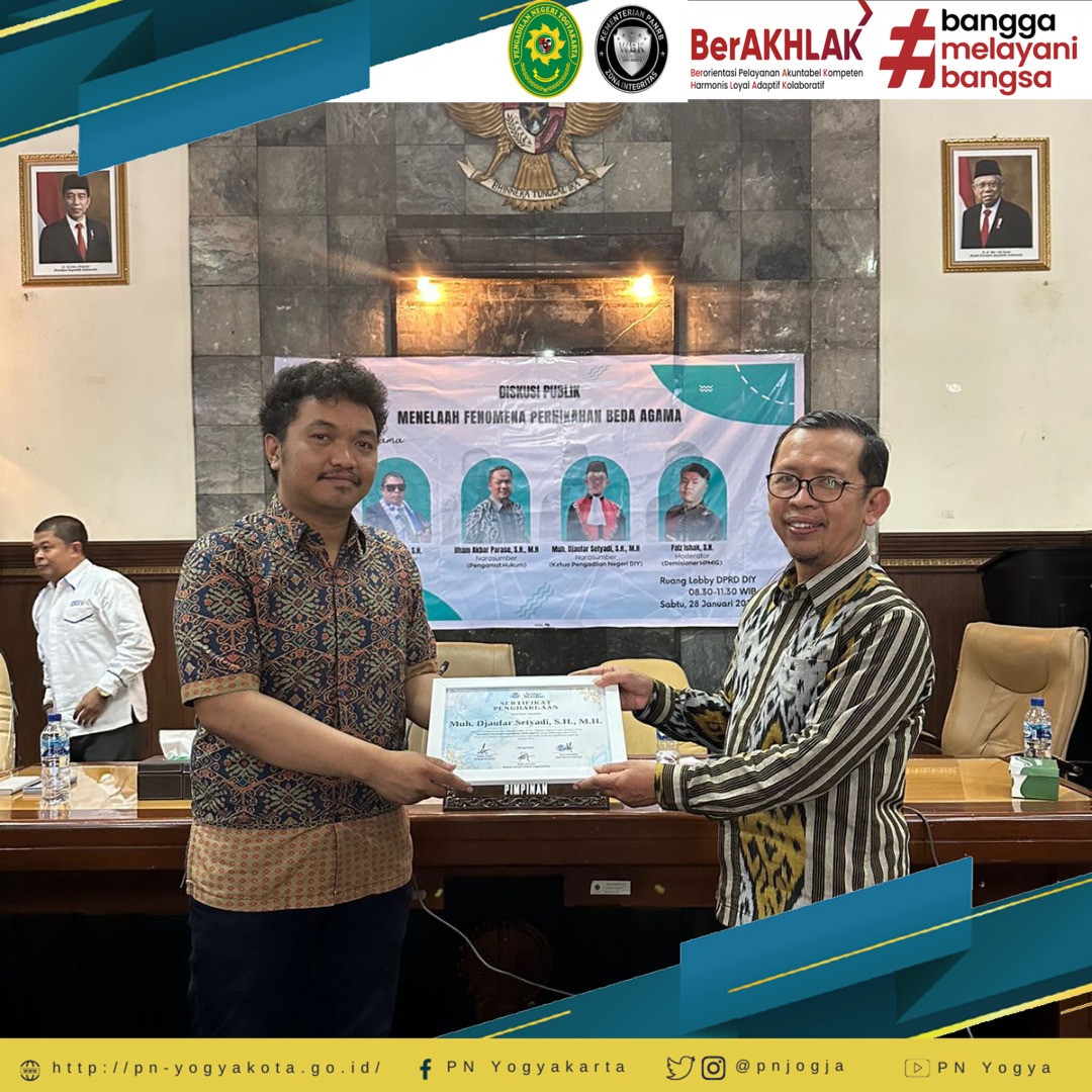 Ketua Pengadilan Negeri Yogyakarta Menghadiri Kegiatan Hulontalo Festival HPMIG Yogyakarta Periode 2022-2023