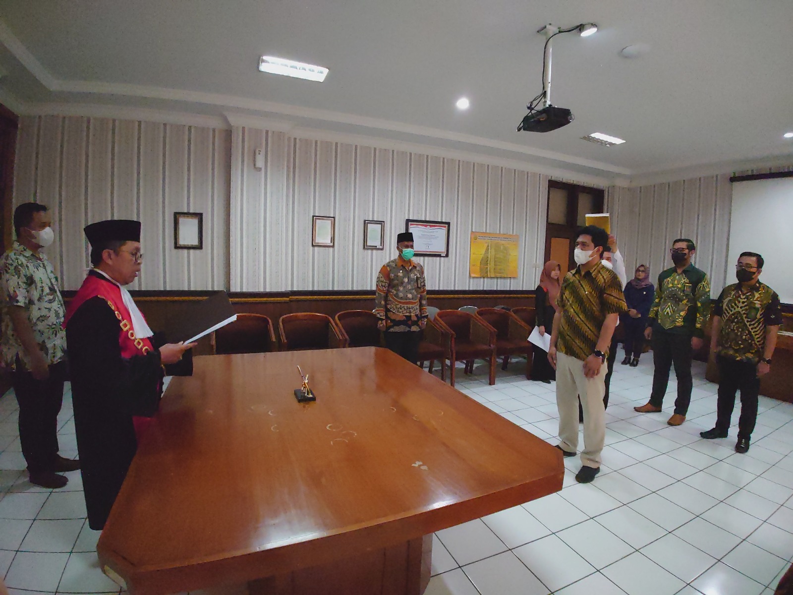 Pengambilan Sumpah Jabatan Penilai Publik Pengadilan Negeri Yogyakarta