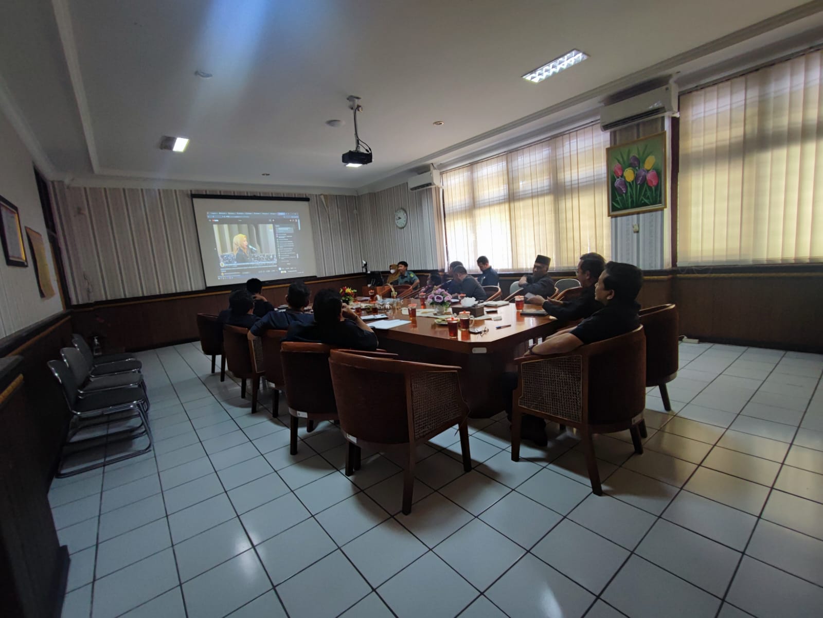 Pengadilan Negeri Yogyakarta Mengikuti Sidang Paripurna Khusus Mahkamah Agung RI