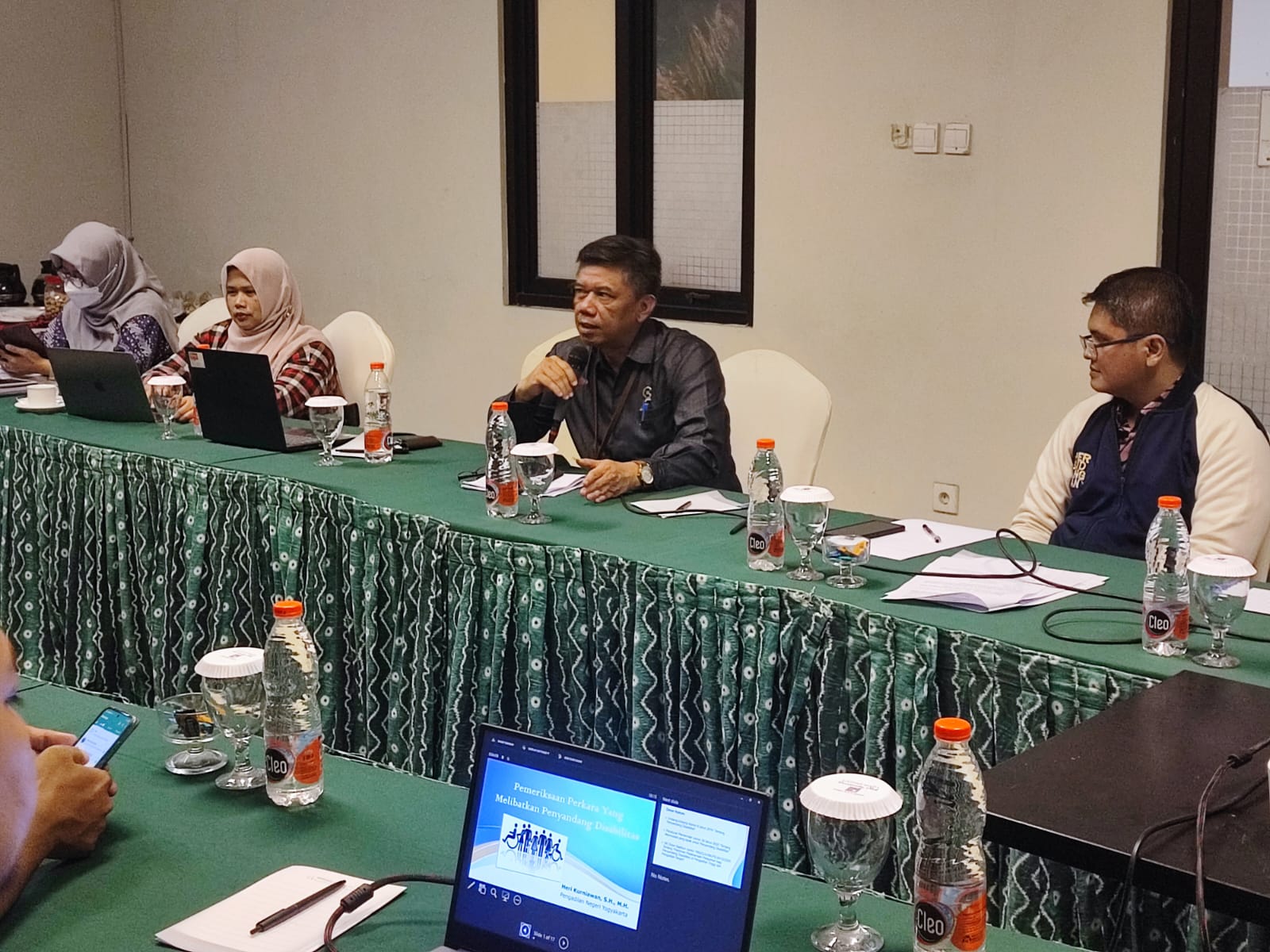 Hakim Pengadilan Negeri Yogyakarta Mengikuti FGD bersama Justice for Disability