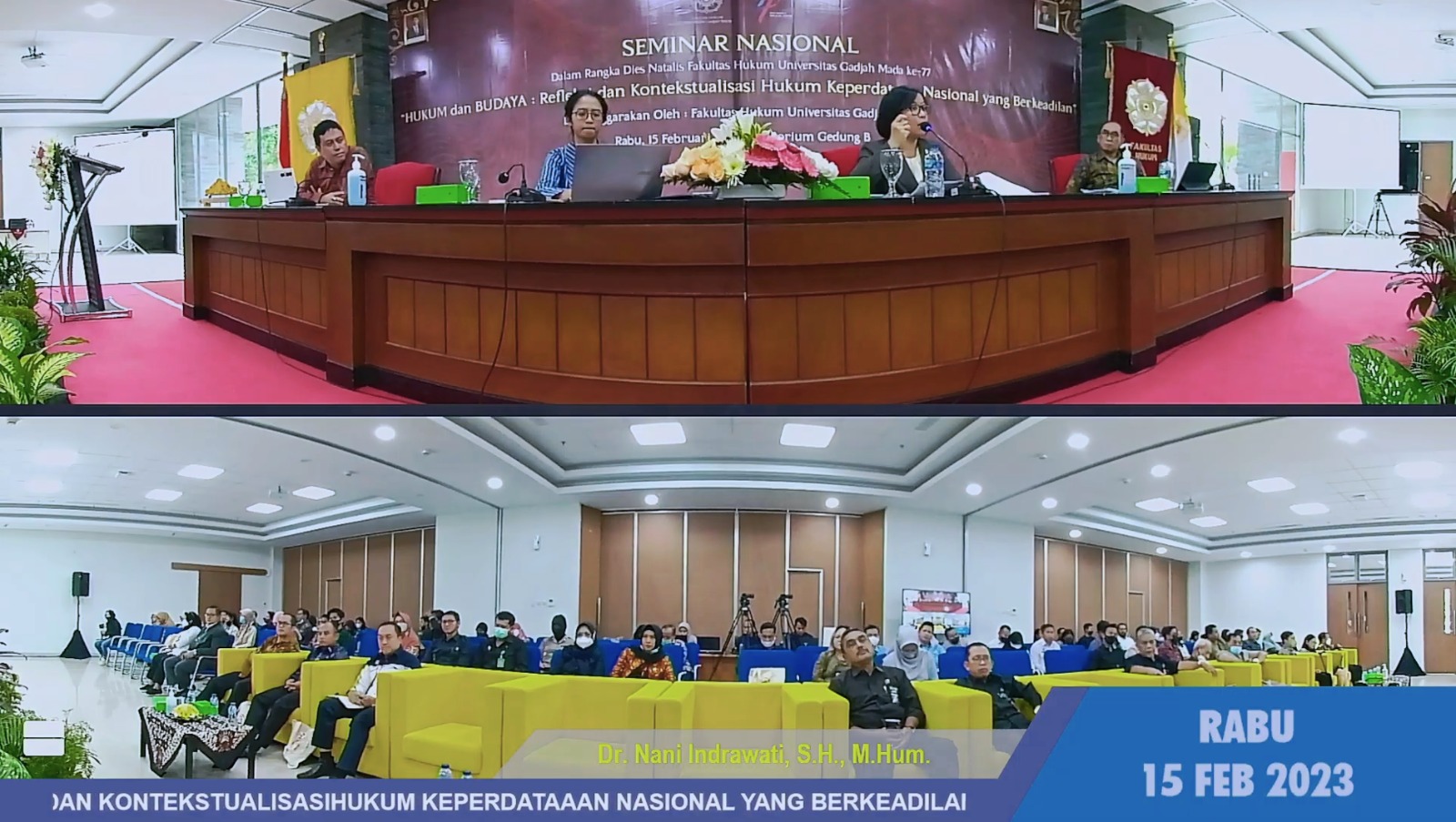 Ketua Pengadilan Negeri Yogyakarta Menghadiri Seminar Nasional bersama FH UGM