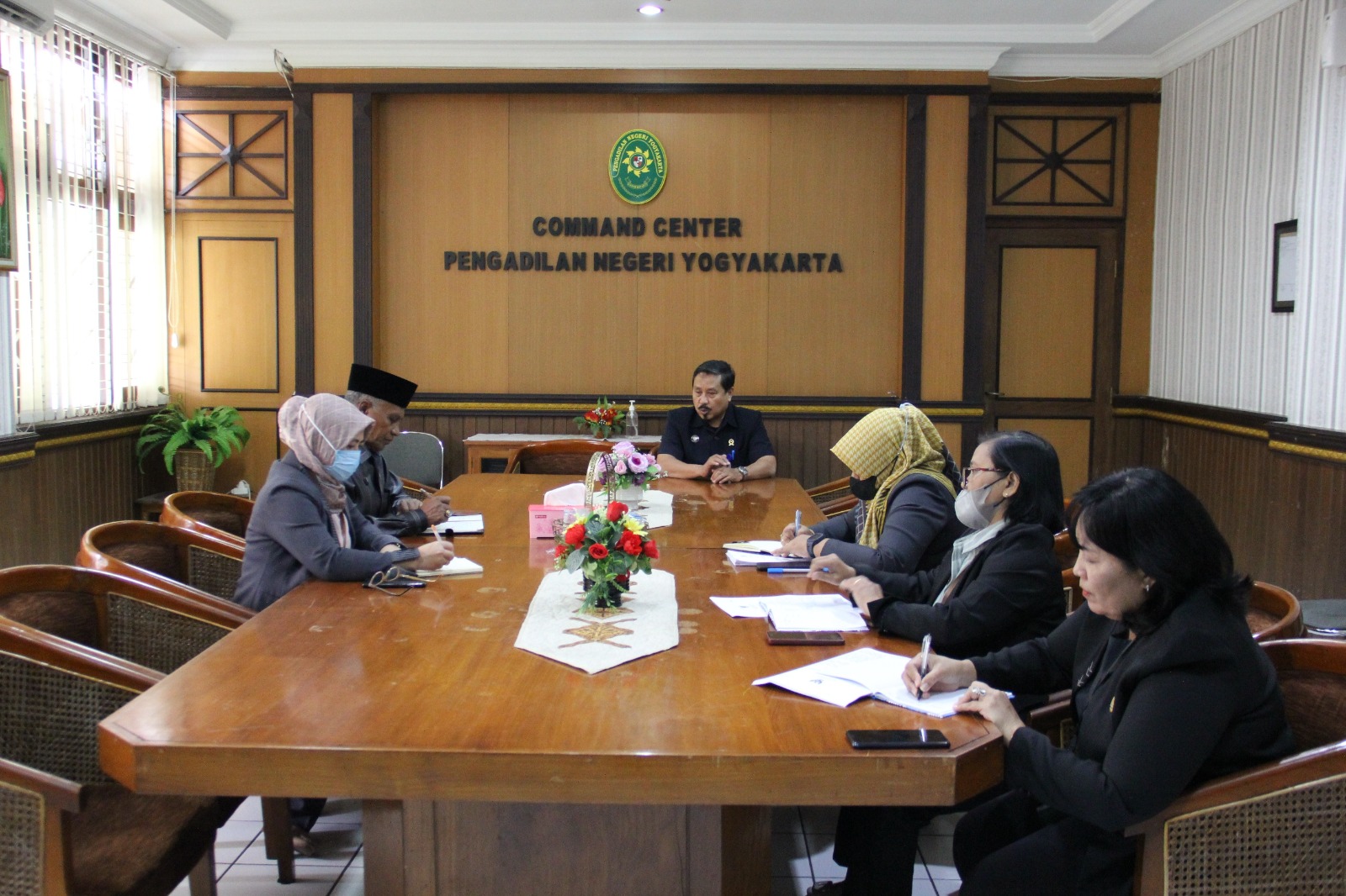 Rapat Koordinasi Terkait Pembinaan Pelaksanaan PERMA 7 dan Perma 8 Tahun 2022 serta SIPP oleh Pengadilan Tinggi Yogyakarta