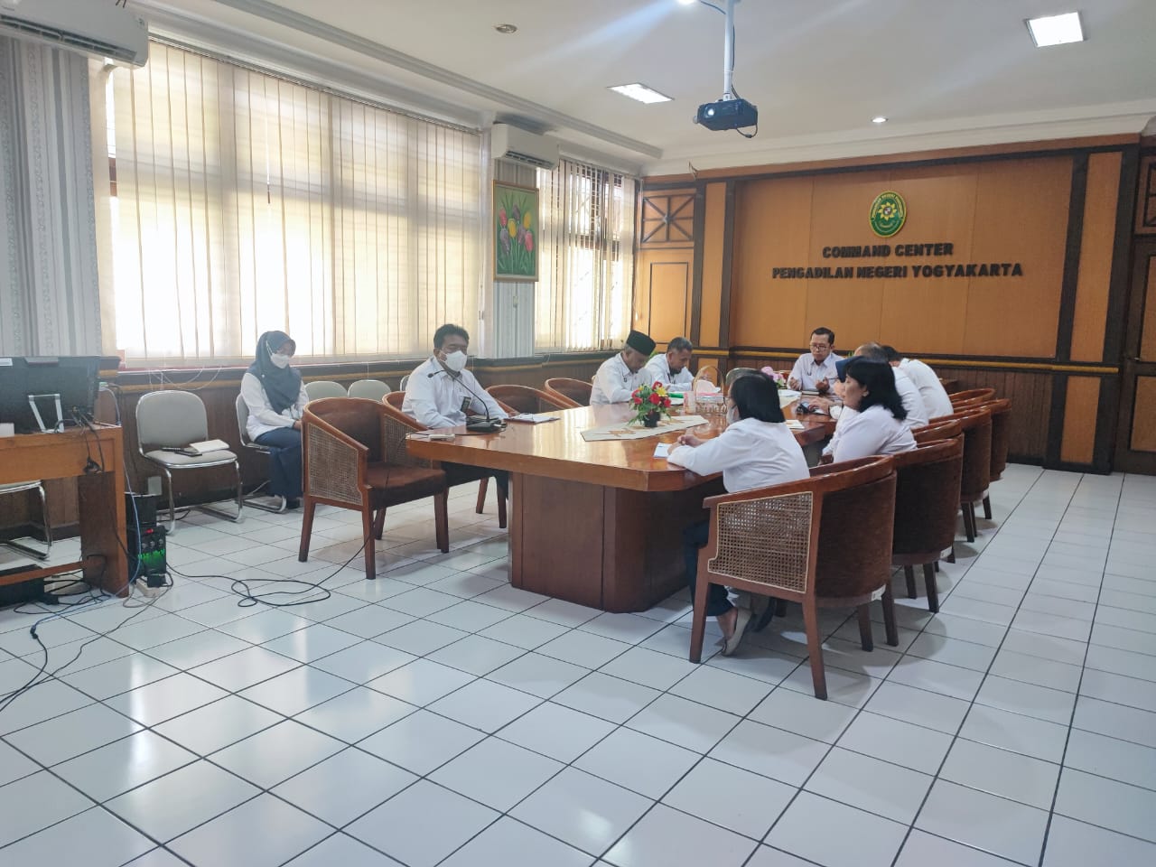 Pengadilan Negeri Yogyakarta Mengikuti Sosialisasi PERMA terkait Administrasi dan Persidangan Perkara Perdata dan Pidana