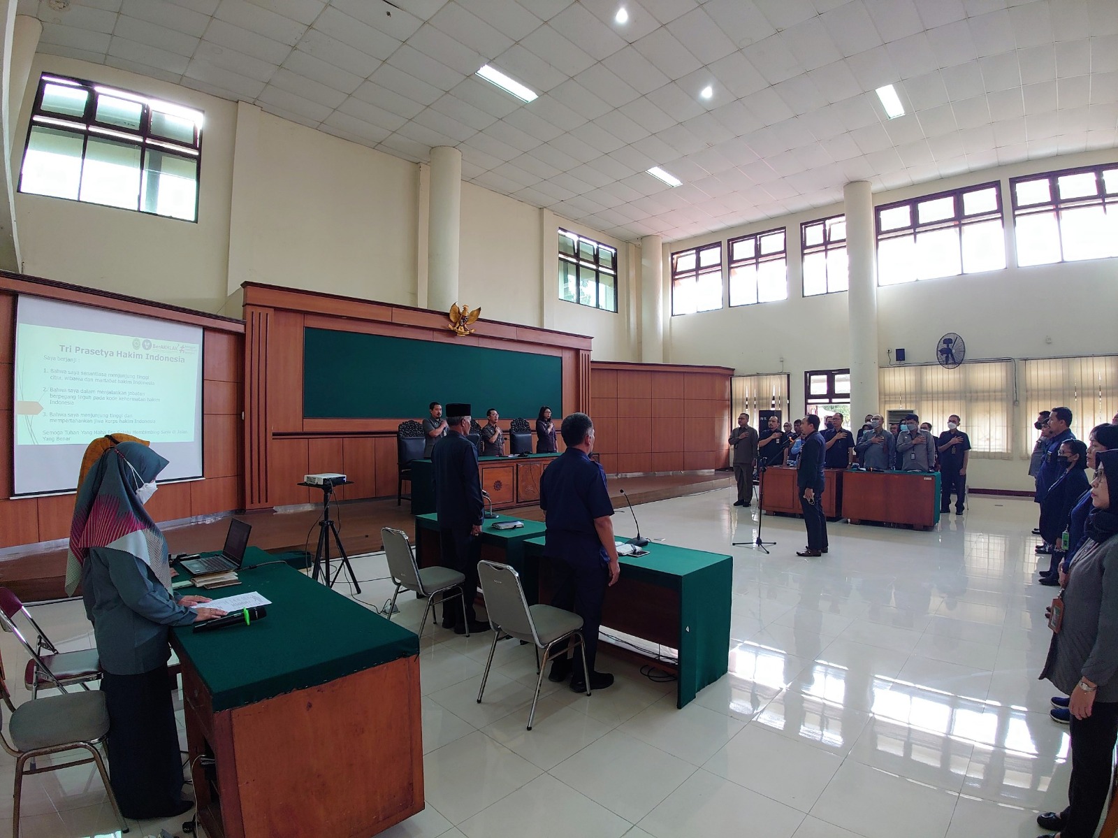 Rapat Tinjauan Manajemen APM dan Rapat Pembinaan dan Monev Kinerja Pengadilan Negeri Yogyakarta Bulan Februari Tahun 2023