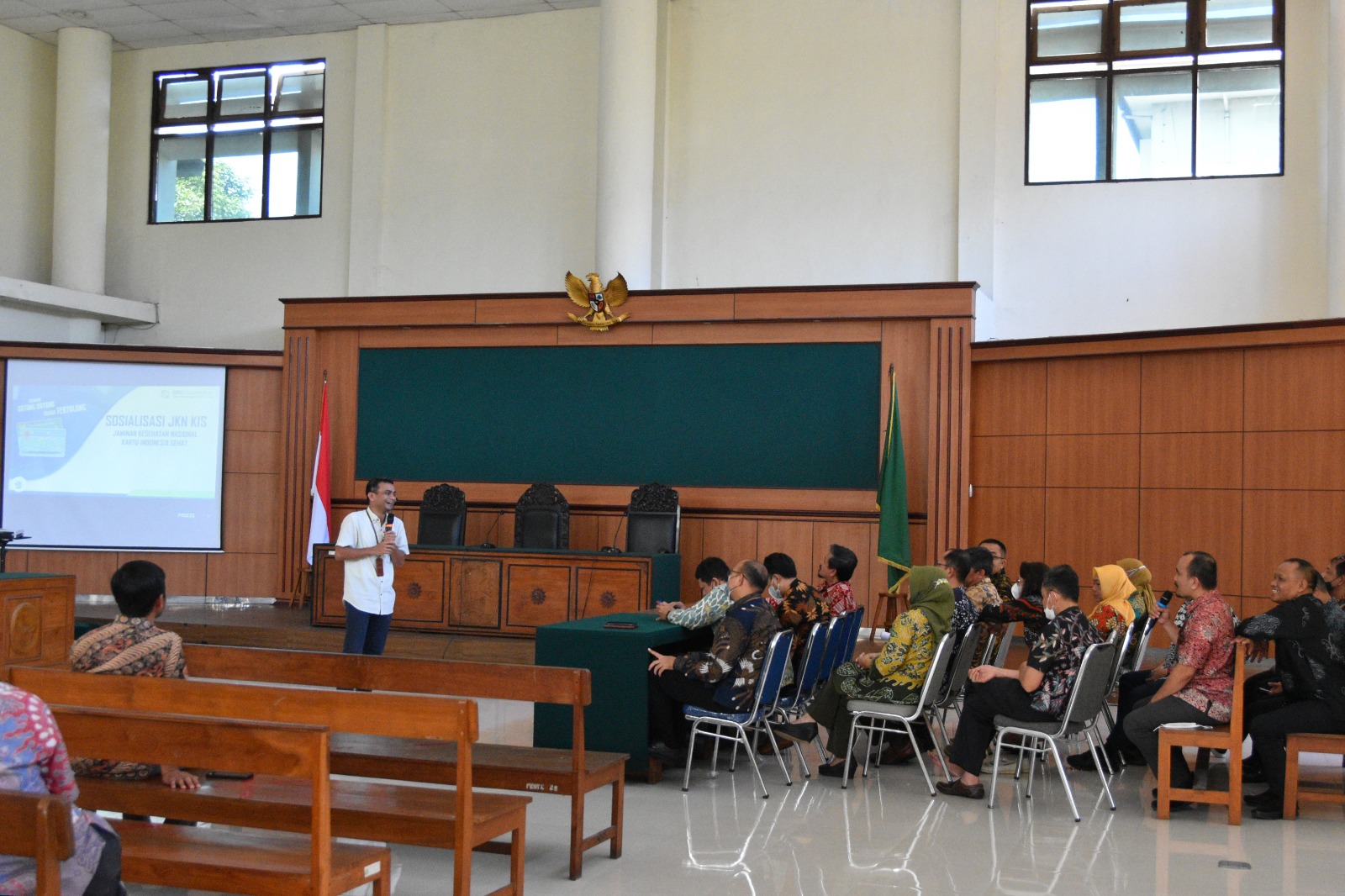 Sosialisasi Program JKN KIS oleh BPJS Kesehatan Kota Yogyakarta di Pengadilan Negeri Yogyakarta