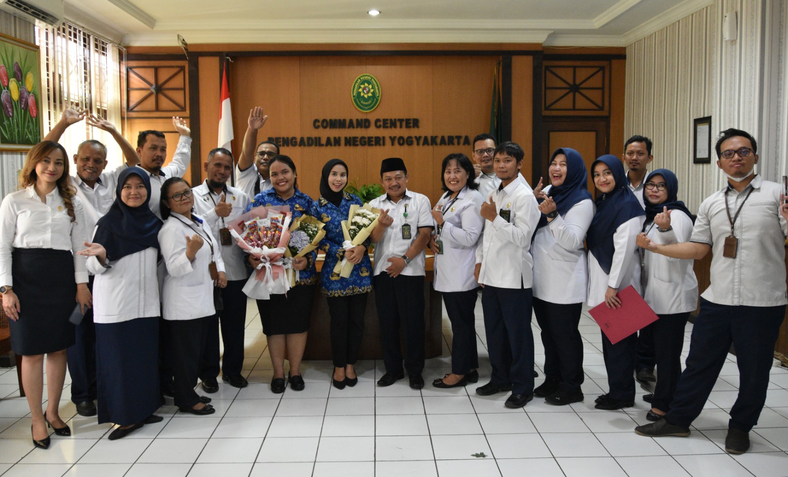 Upacara Pelantikan dan Pengambilan Sumpah Jabatan dari CPNS menjadi PNS Pengadilan Negeri Yogyakarta