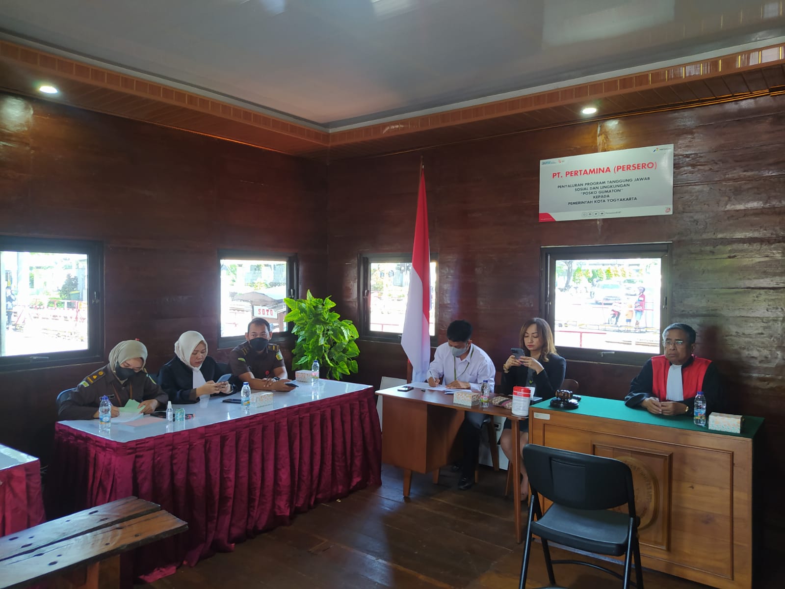Pengadilan Negeri Yogyakarta Melaksanakan Sidang Ditempat bersama Kepolisian Resor Kota Yogyakarta