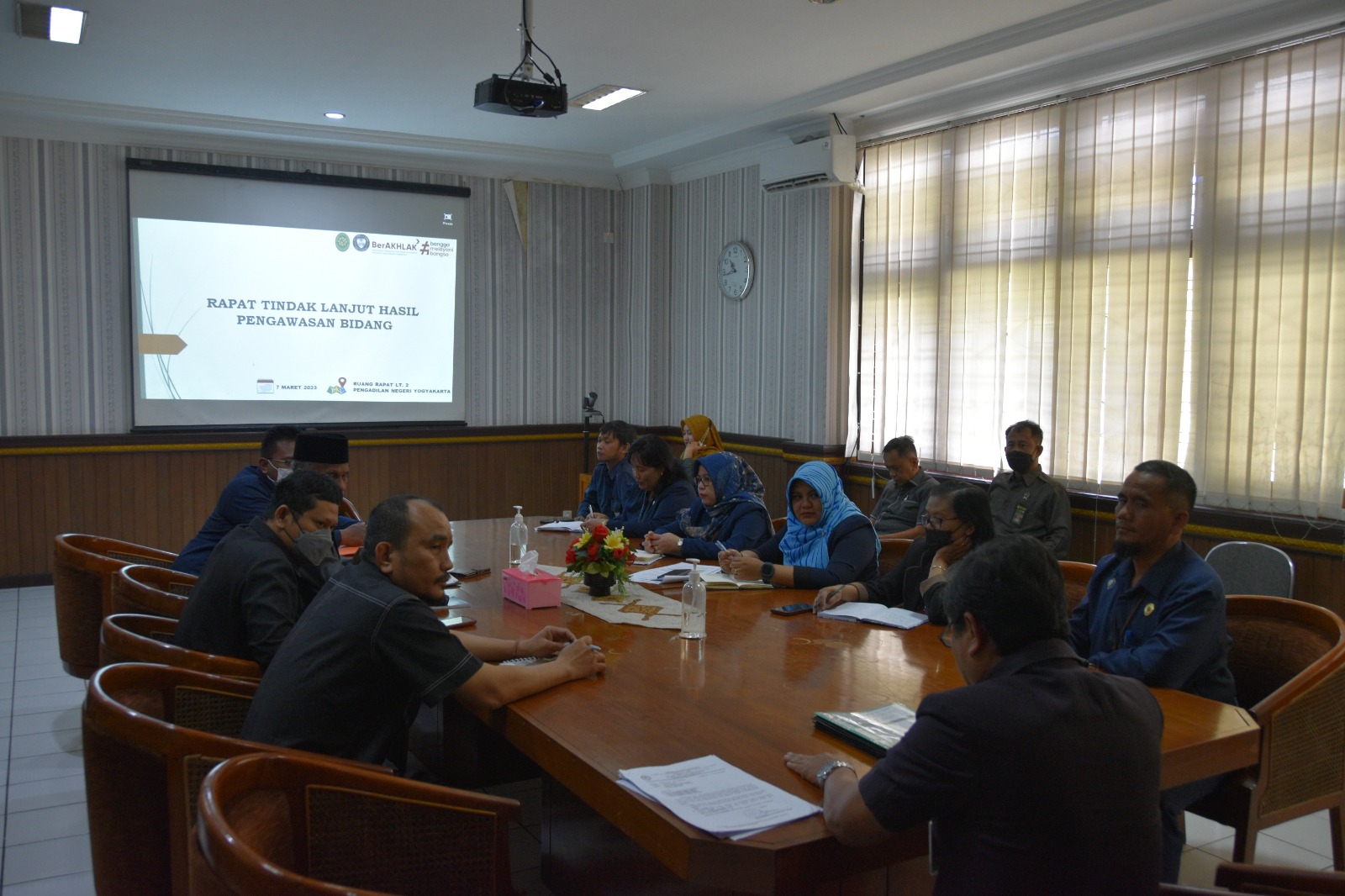 Rapat Tindak Lanjut Hasil Pengawasan Bidang Pengadilan Negeri Yogyakarta