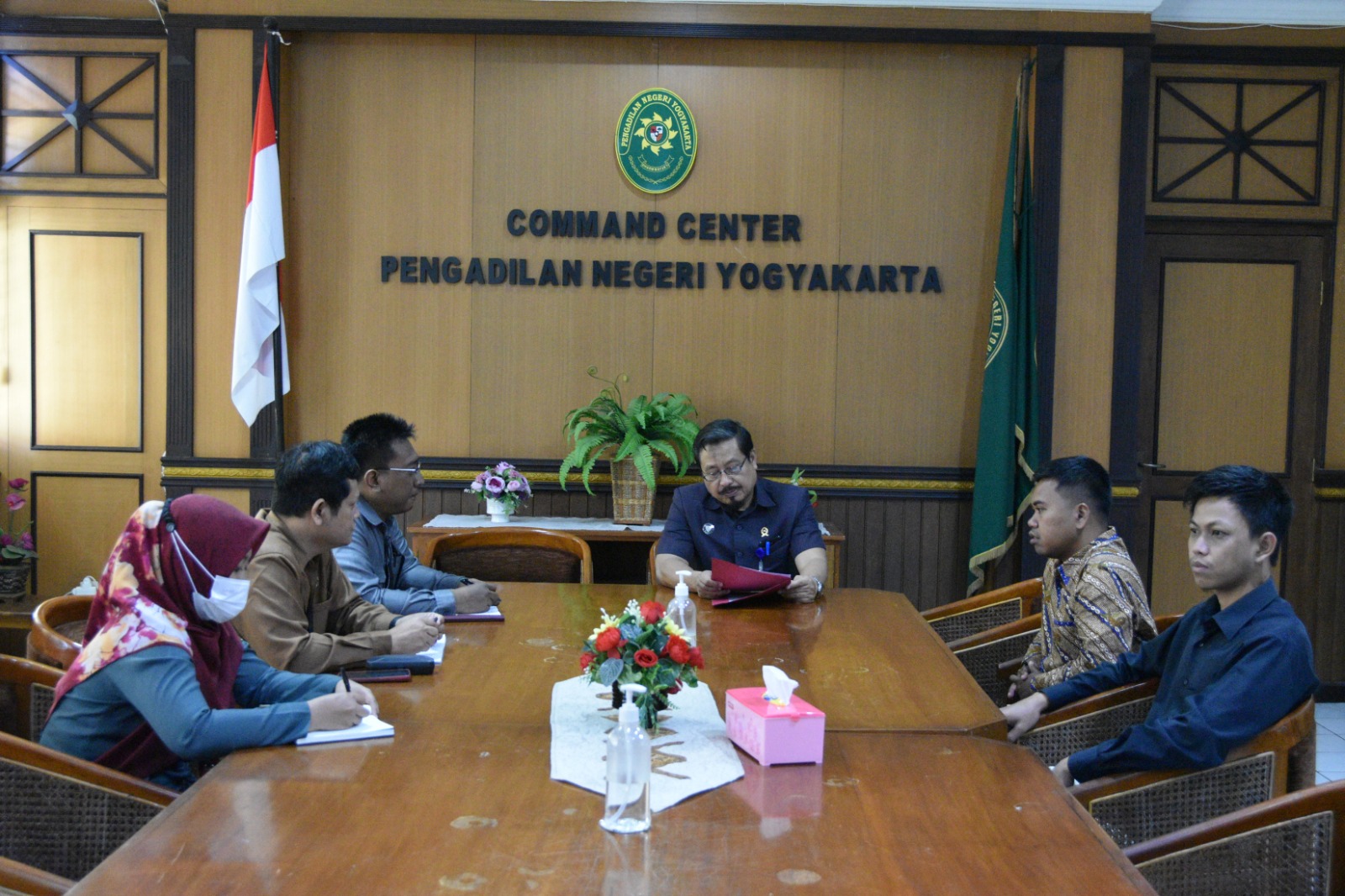 Rapat Monitoring dan Evaluasi POSBAKUM Pengadilan Negeri Yogyakarta