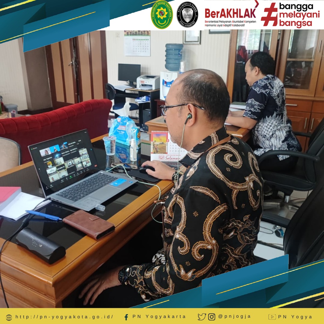 Pengadilan Negeri Yogyakarta Mengikuti Webinar Peran Perempuan dan Perempuan Disabilitas dalam Penyelenggaraan Penanganan Kasus Kekerasan Berbasis Gender dan Disabilitas
