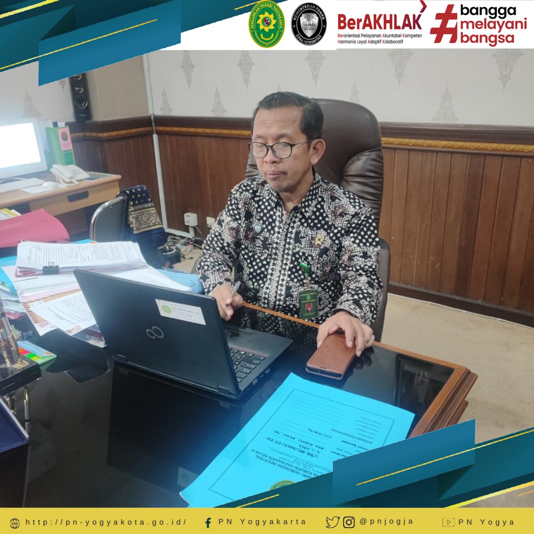 Pengadilan Negeri Yogyakarta Mengikuti Webinar Peran Perempuan dan Perempuan Disabilitas dalam Penyelenggaraan Penanganan Kasus Kekerasan Berbasis Gender dan Disabilitas