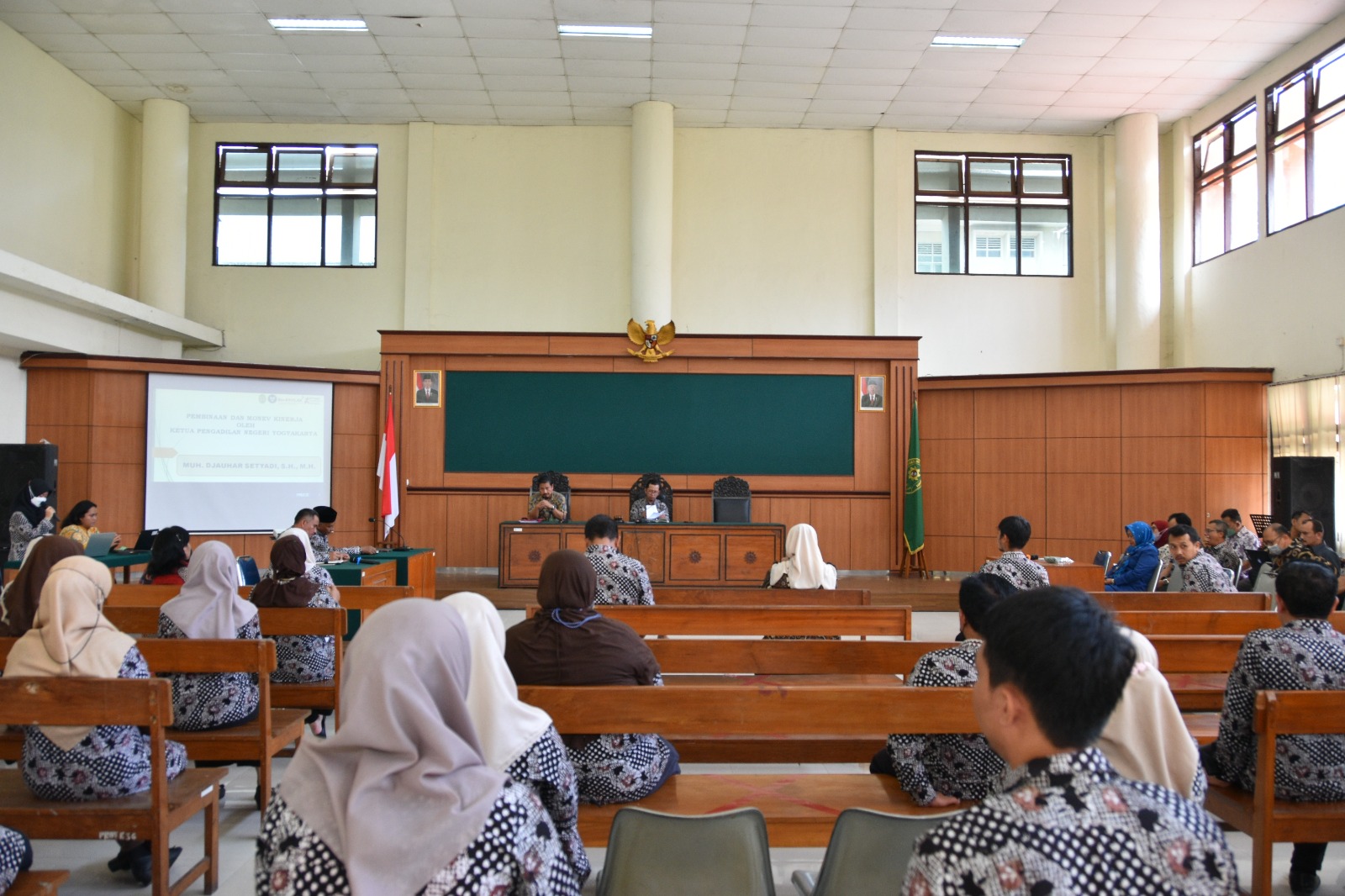 RTM serta Pembinaan dan Monev Kinerja Pengadilan Negeri Yogyakarta Maret 2023