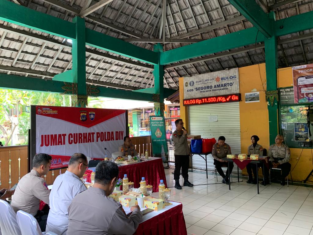 Wakil Ketua Pengadilan Negeri Yogyakarta Menghadiri Jumat Curhat dengan Kapolda D.I. Yogyakarta