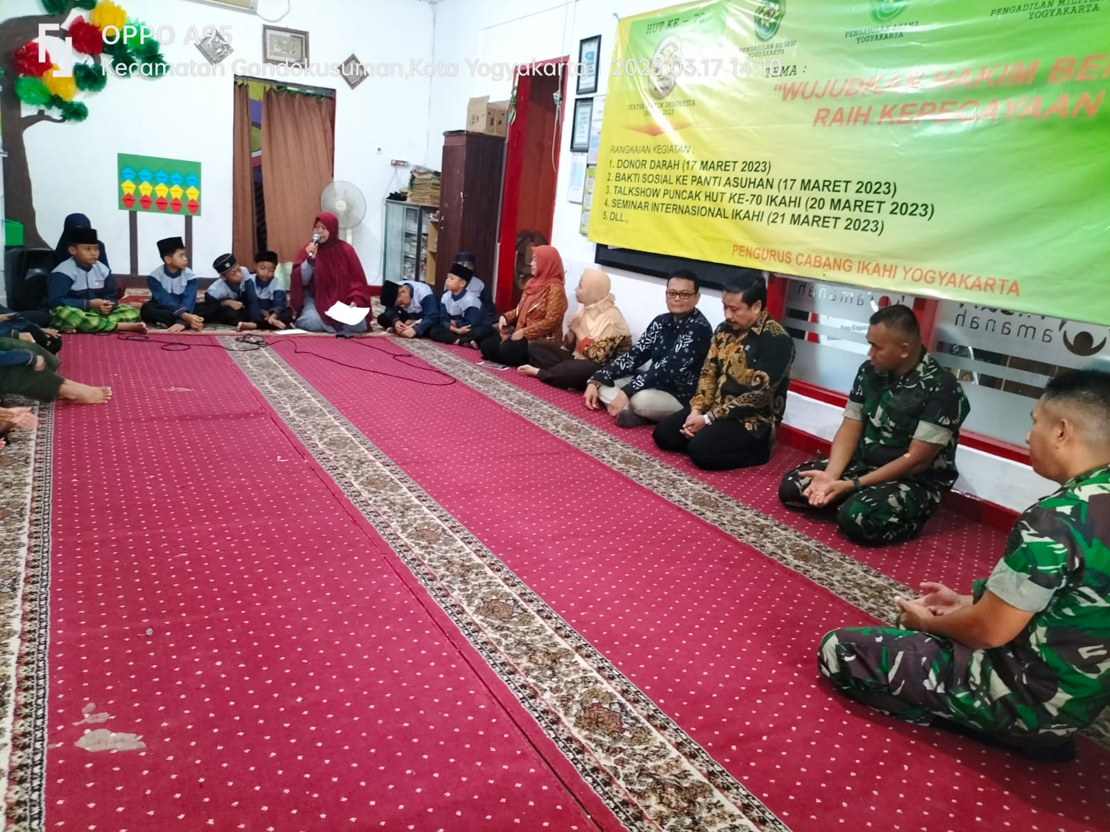 Memperingati HUT ke-70, IKAHI Cabang Yogyakarta Melaksanakan Bakti Sosial ke Panti Asuhan