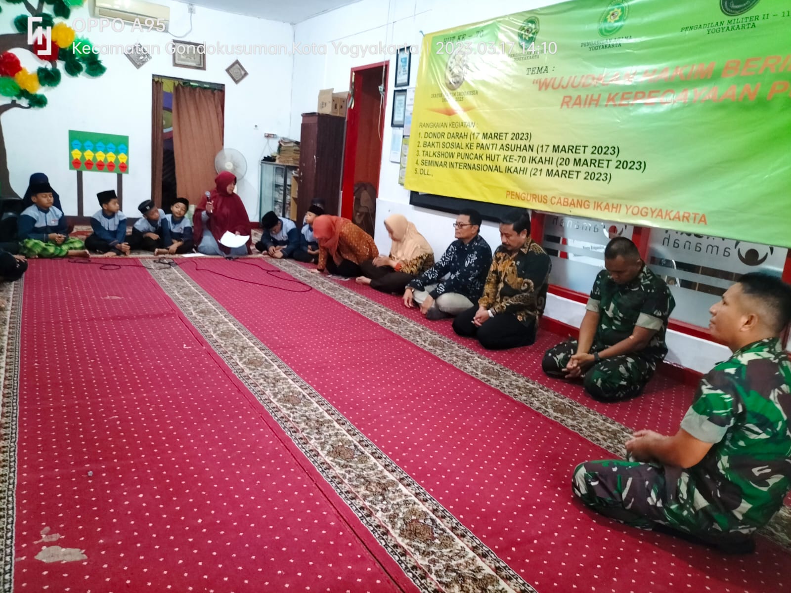 Memperingati HUT ke-70, IKAHI Cabang Yogyakarta Melaksanakan Bakti Sosial ke Panti Asuhan