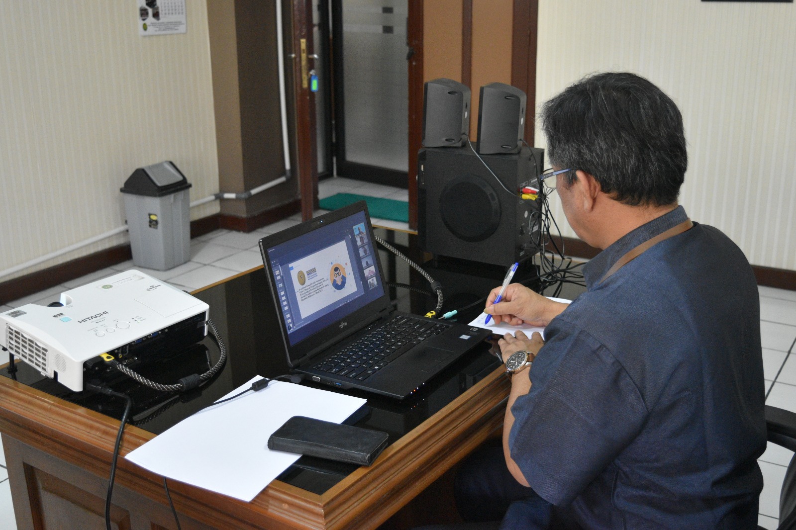 Hakim Pengadilan Negeri Yogyakarta Mengikuti Simulasi Profile Assessment Seleksi Calon Pimpinan Pengadilan Negeri Kelas IB