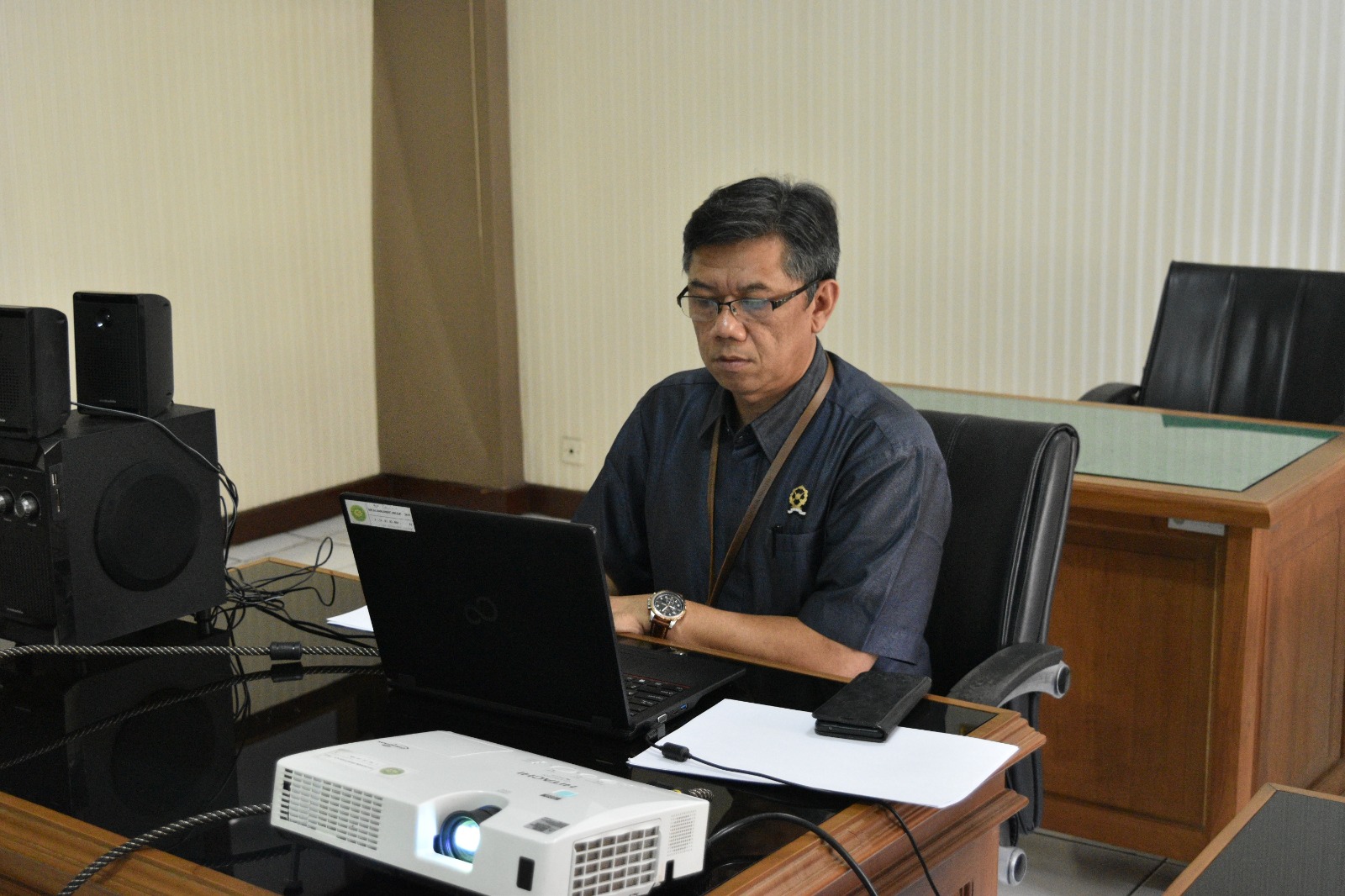 Hakim Pengadilan Negeri Yogyakarta Mengikuti Simulasi Profile Assessment Seleksi Calon Pimpinan Pengadilan Negeri Kelas IB