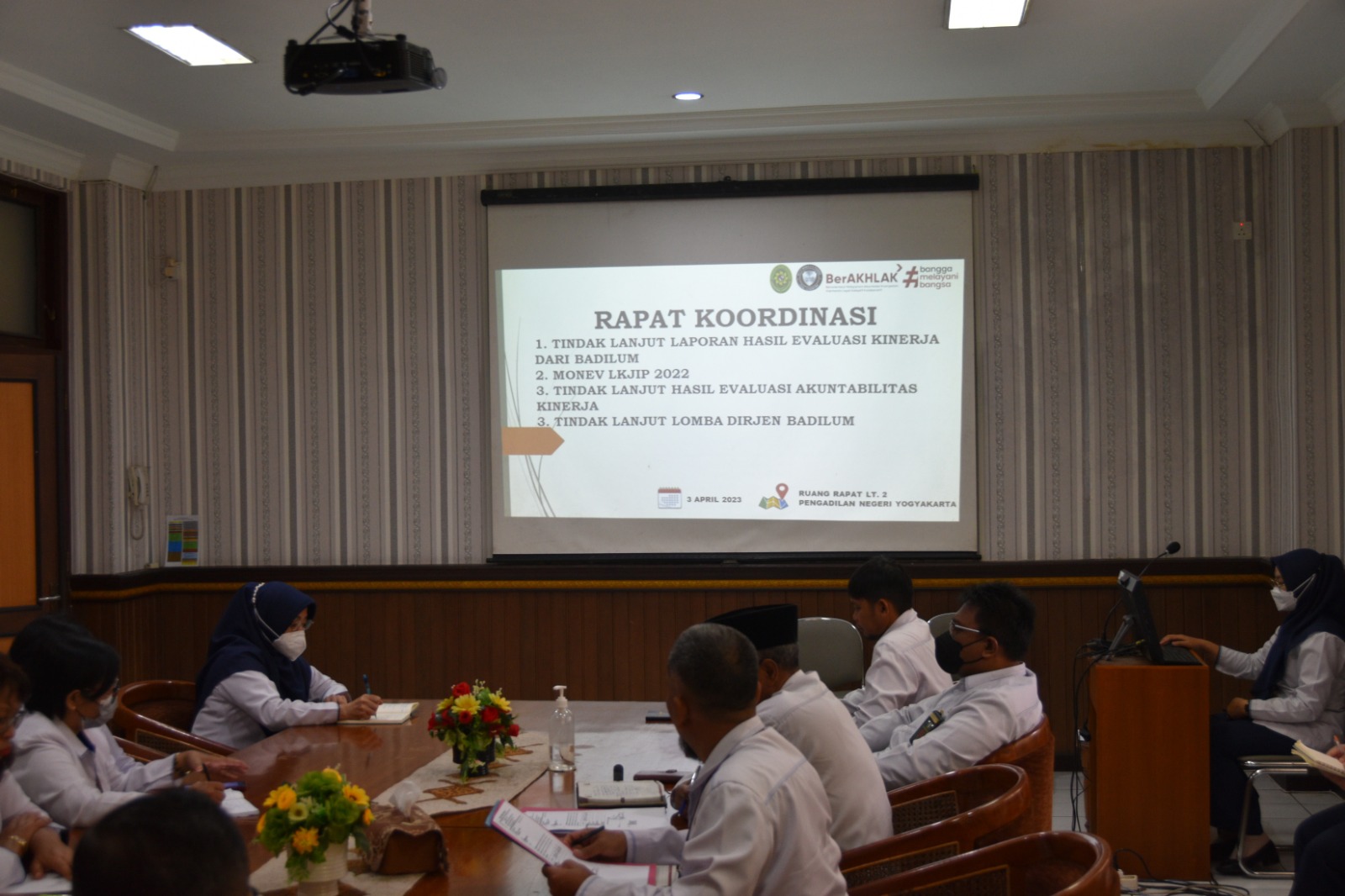 Rapat Koordinasi Pengadilan Negeri Yogyakarta