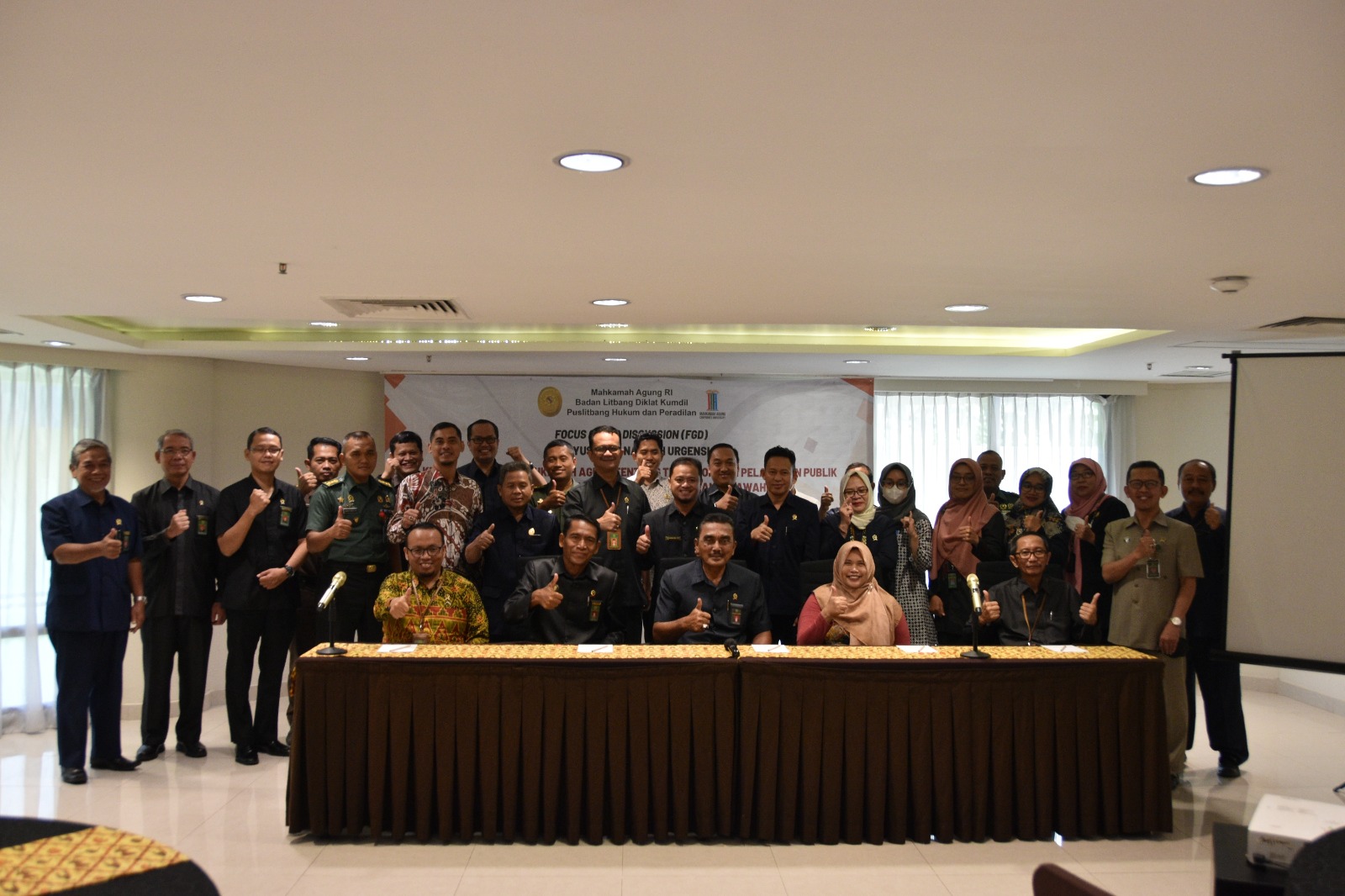 Pengadilan Negeri Yogyakarta Mengikuti FGD dalam Rangka Penyusunan Naskah Urgensi Tahun Anggaran 2023